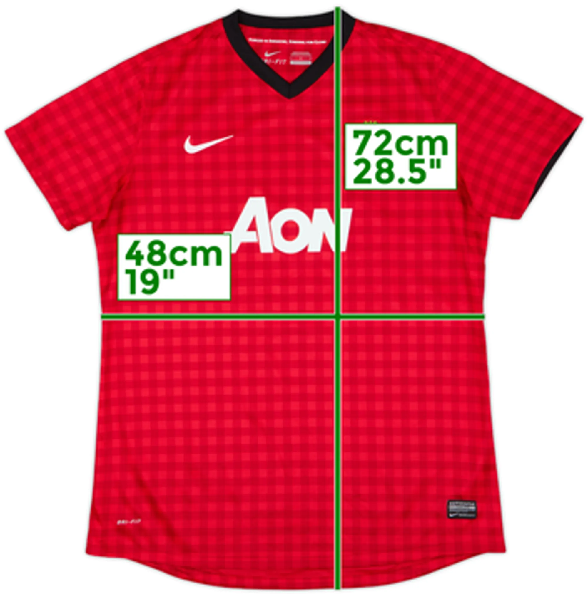 2012-13 Manchester United Home Shirt - 6/10 - (Women's L)