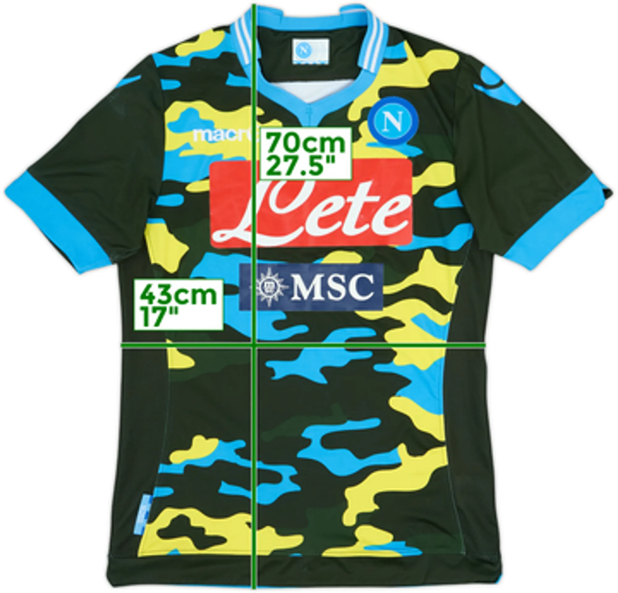2013-14 Napoli Fourth Shirt - 8/10 - (M)