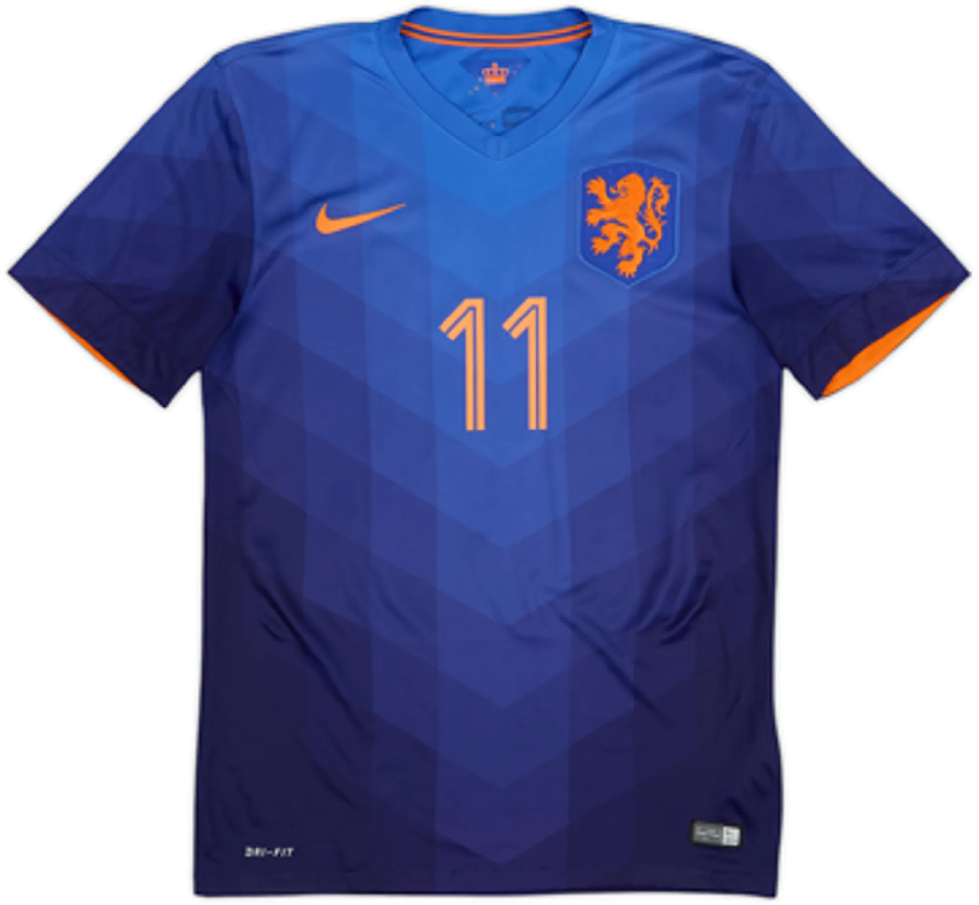 2014-15 Netherlands Away Shirt Robben #11 - 7/10 - (S)