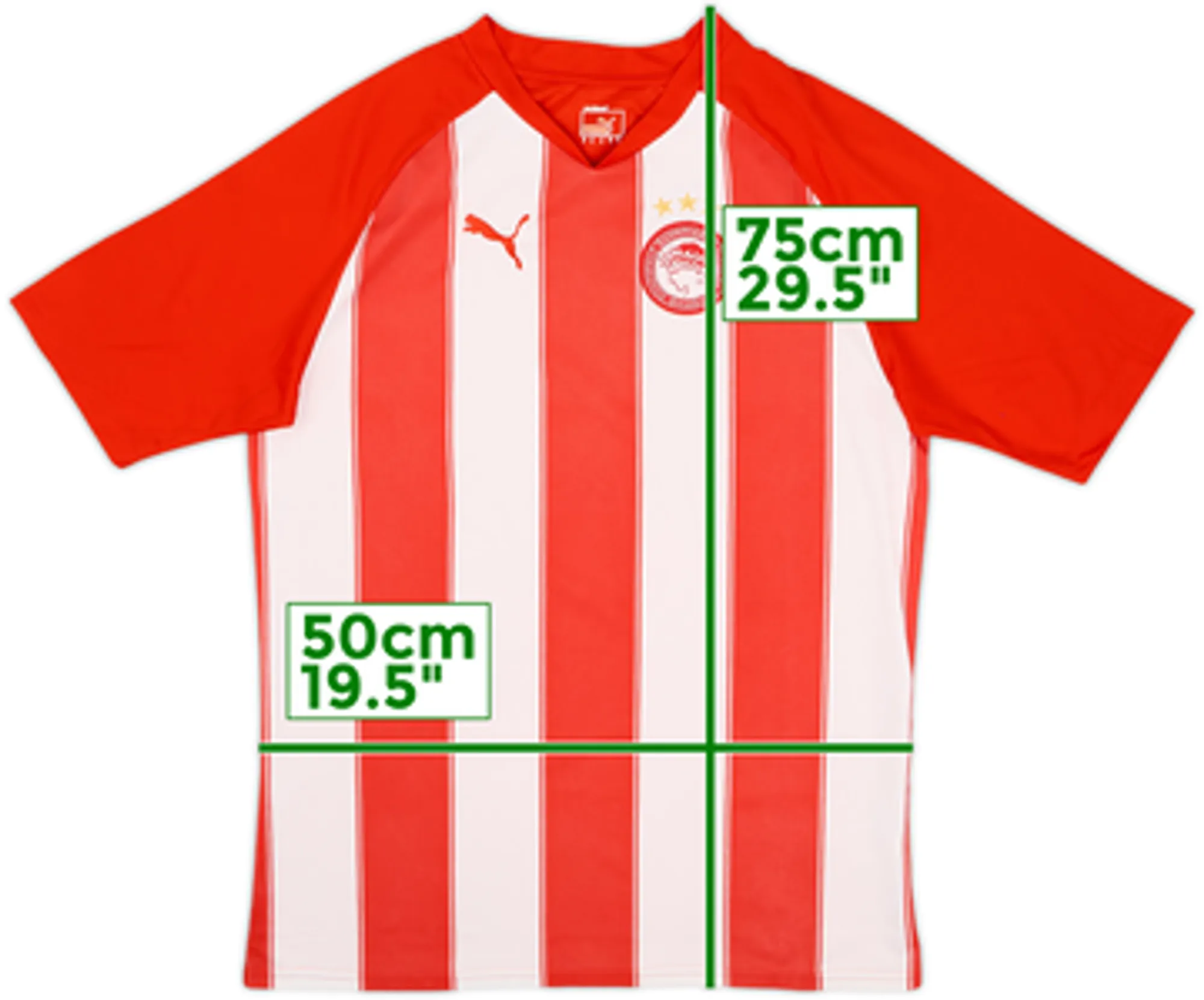 2010-11 Olympiakos Basic Home Shirt - 7/10 - (L)
