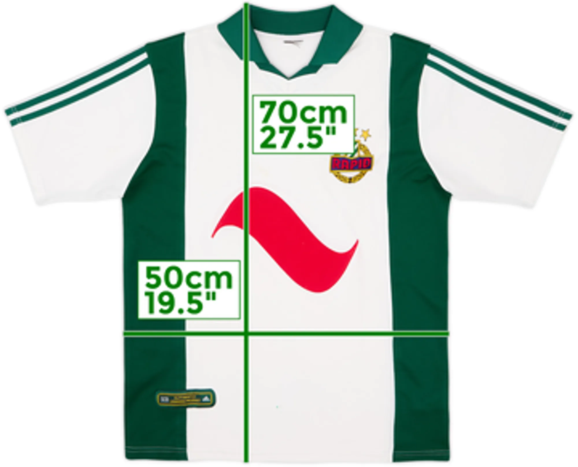 2001-03 Rapid Vienna Home Shirt - 6/10 - (S)