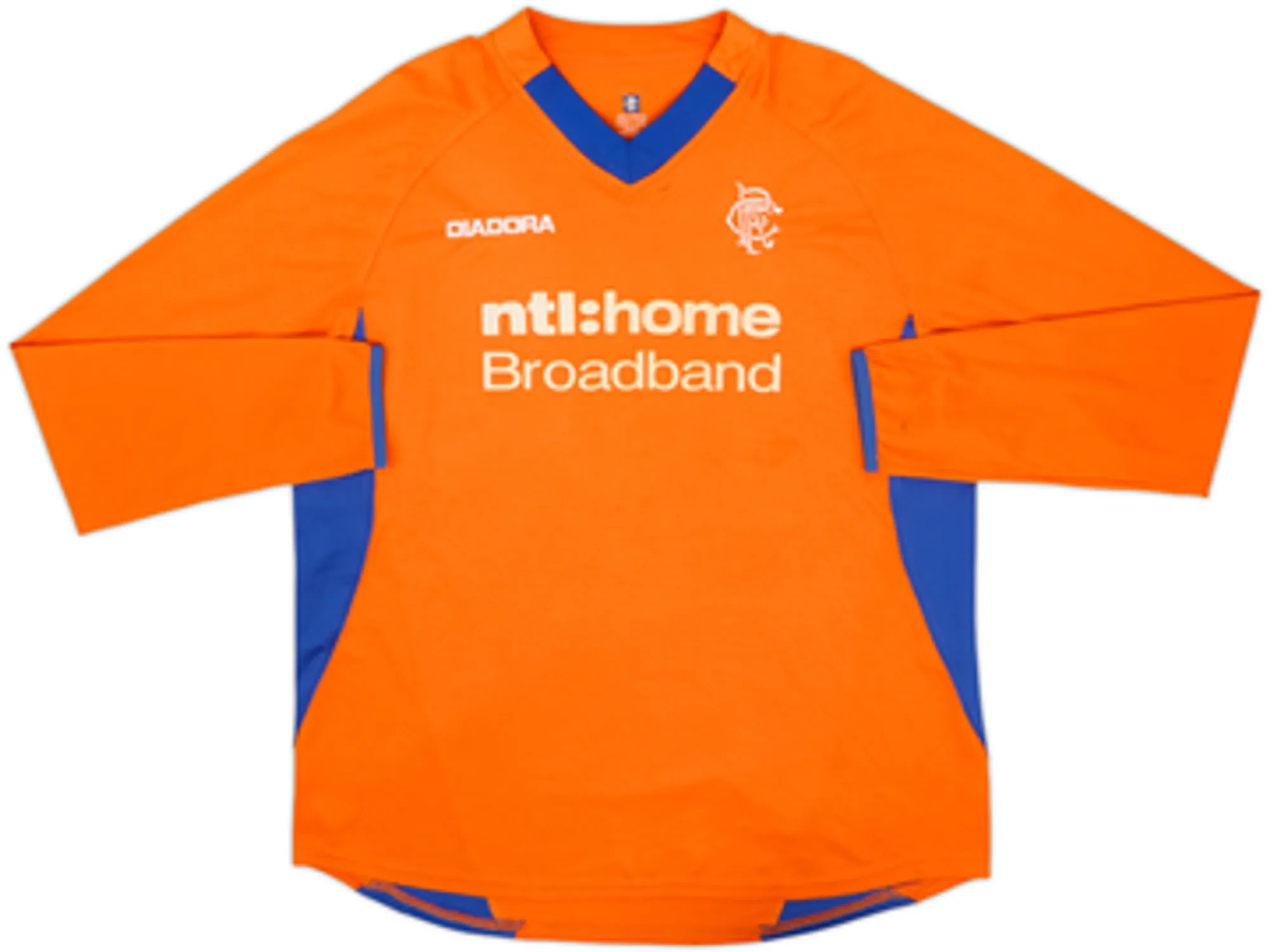 2002-03 Rangers Away L/S Shirt Ferguson #6 - 6/10 - (L)