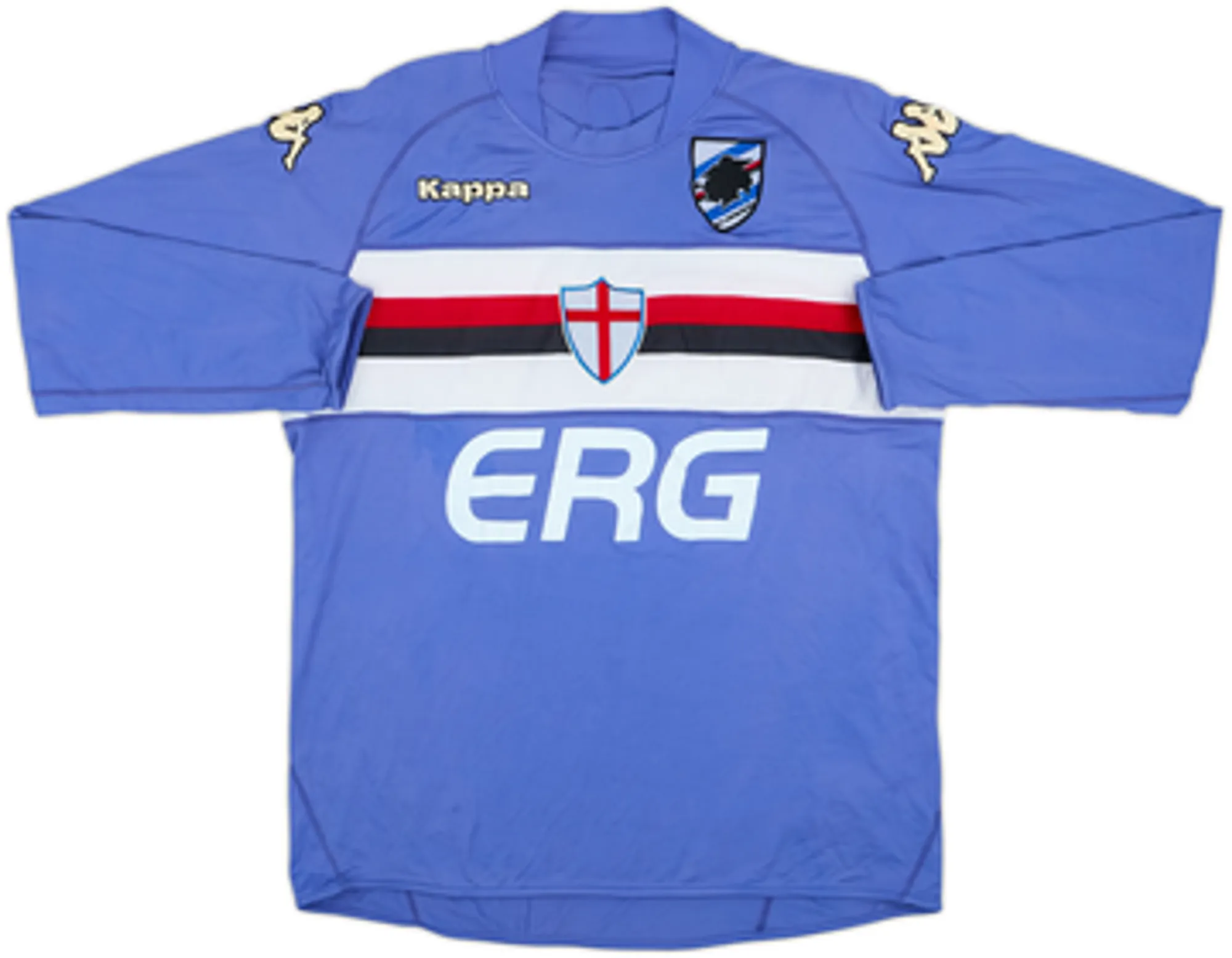 2008-09 Sampdoria Home L/S Shirt Accardi #5 - 5/10 - (XL)