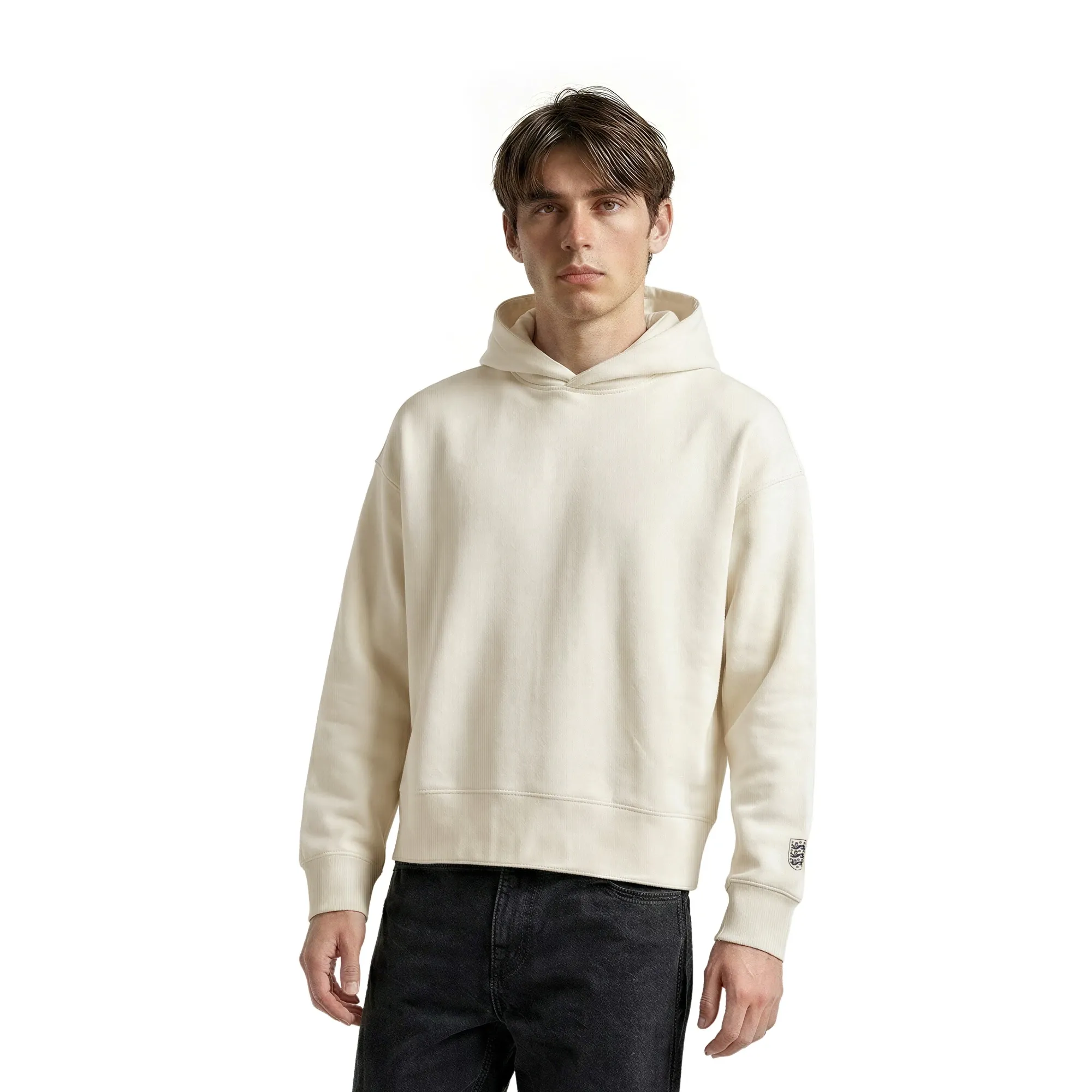 England Arch Logo Hoodie  - Natural Raw