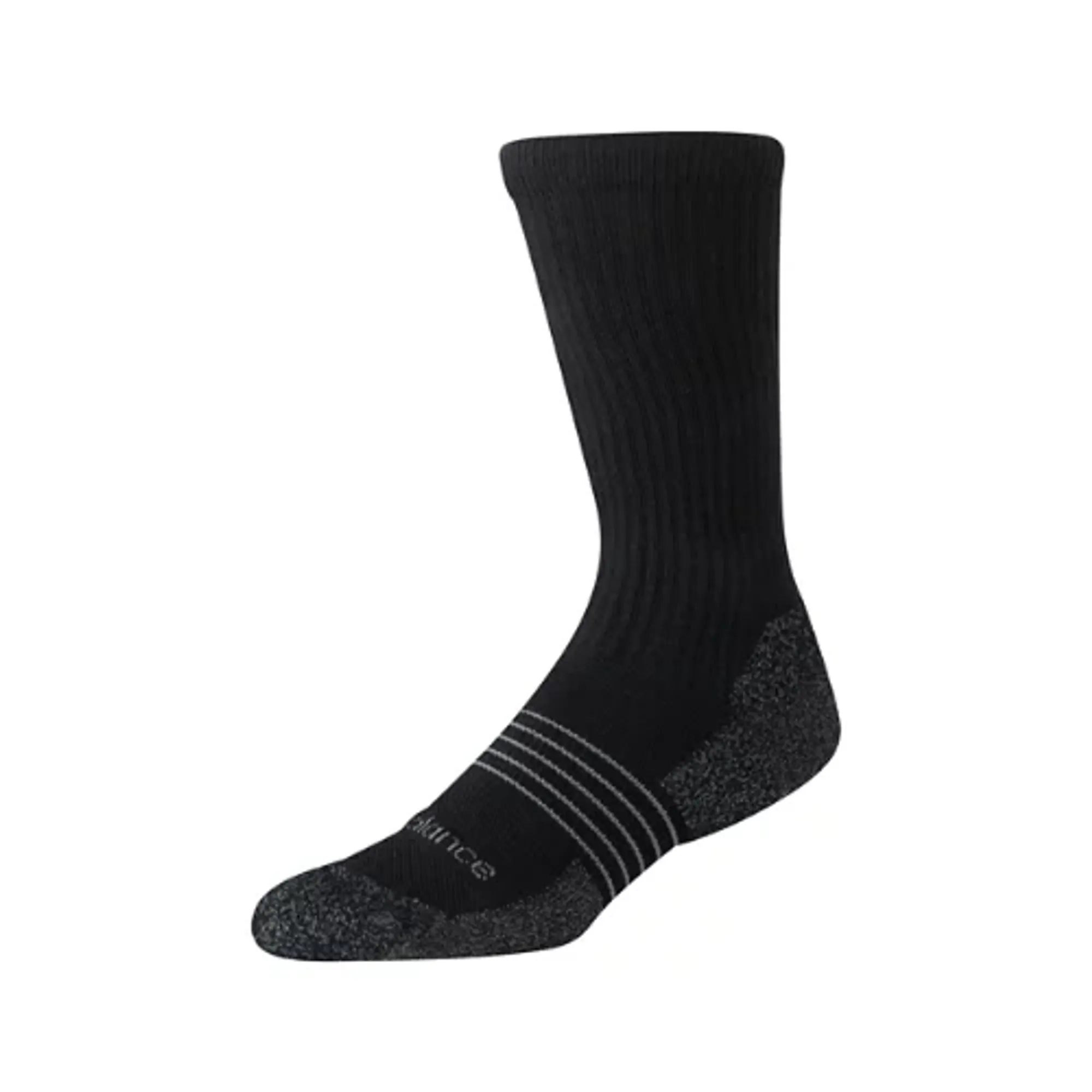 New Balance Unisex Pro Numeric Crew Socks 1 Pair in Black Polyester