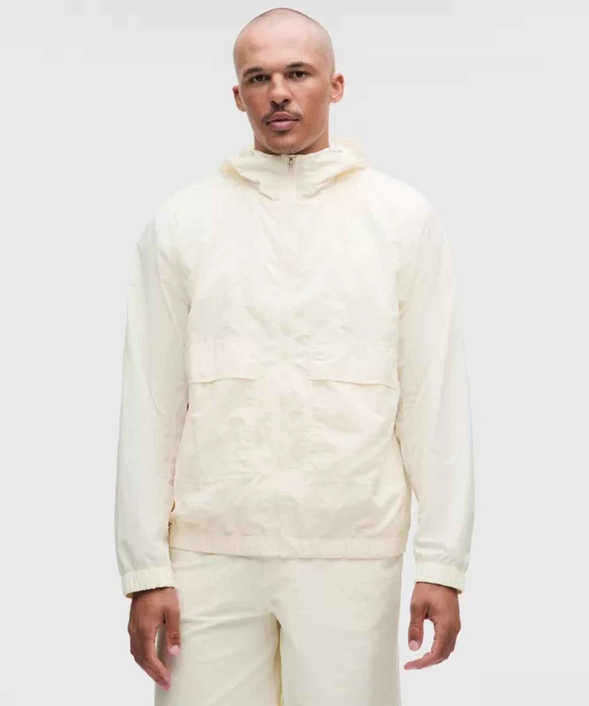 lululemon – Men's UV-Protective Stash and Dash Windbreaker Jacket – Color White – Size Medium