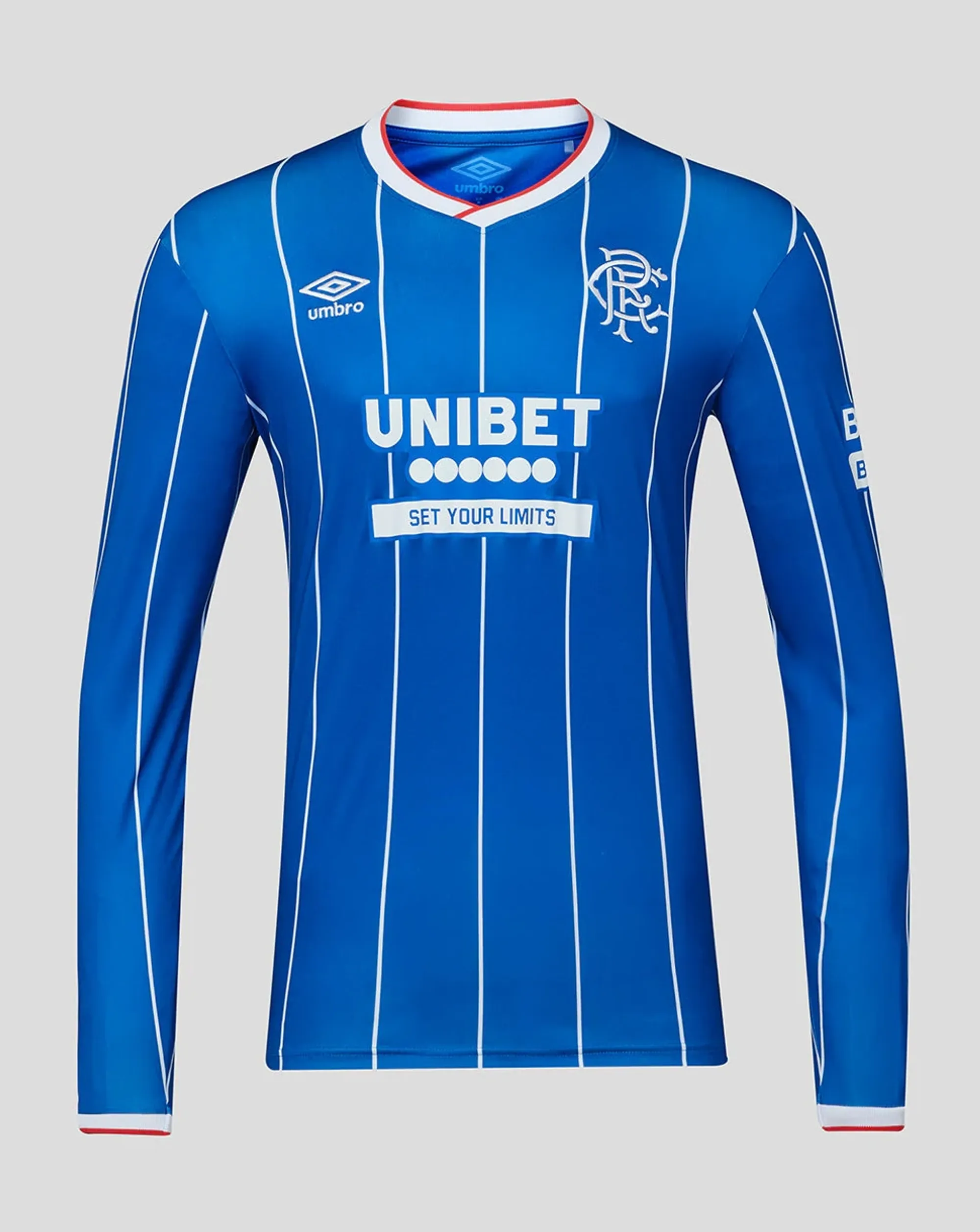 Castore Rangers Fc Men's 2026/27 Home Long Sleeve Shirt
