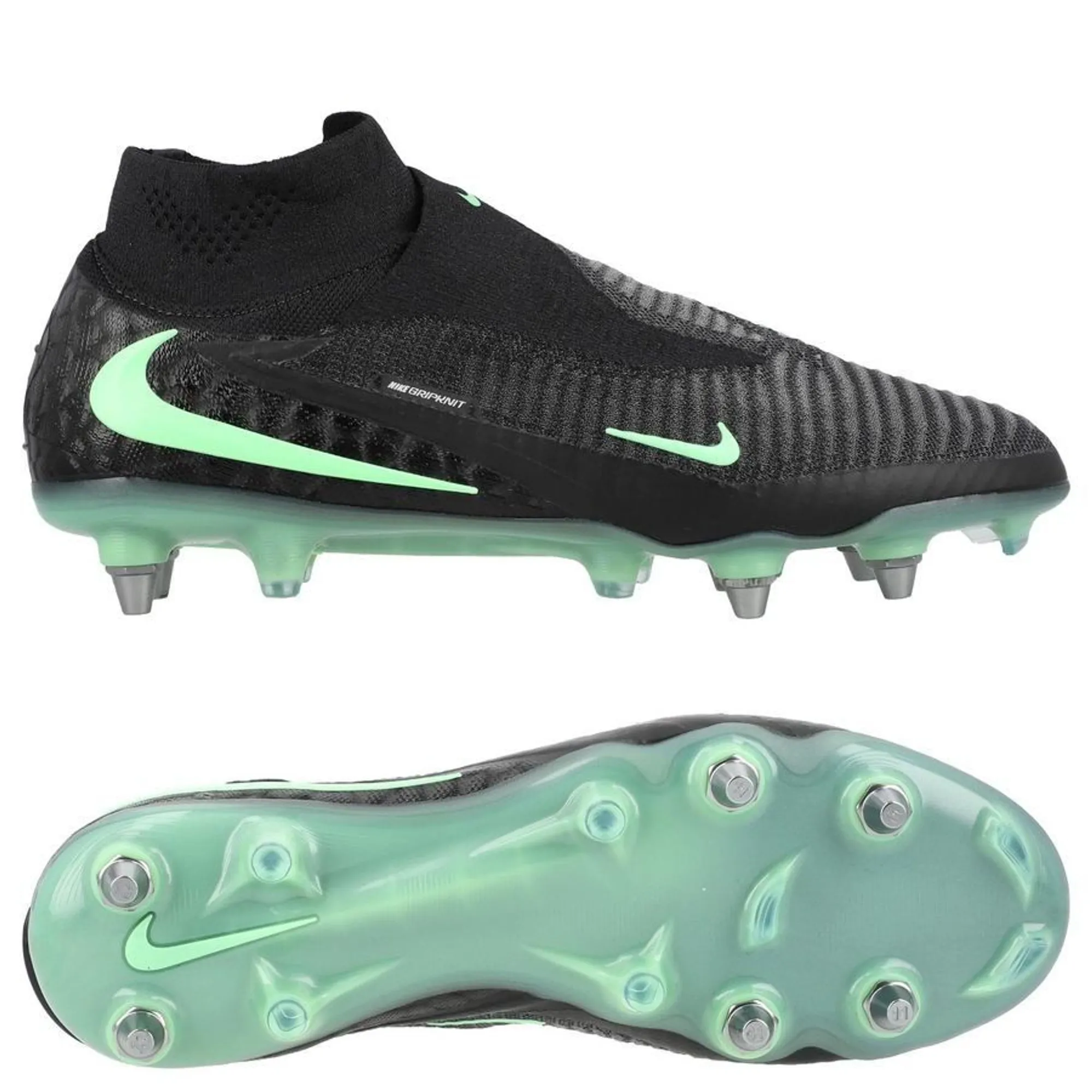 Nike Phantom 6 Elite High Cut Sg-Pro Player Edition Shadow - Black/Illusion Green Pre-Order - ['Black']