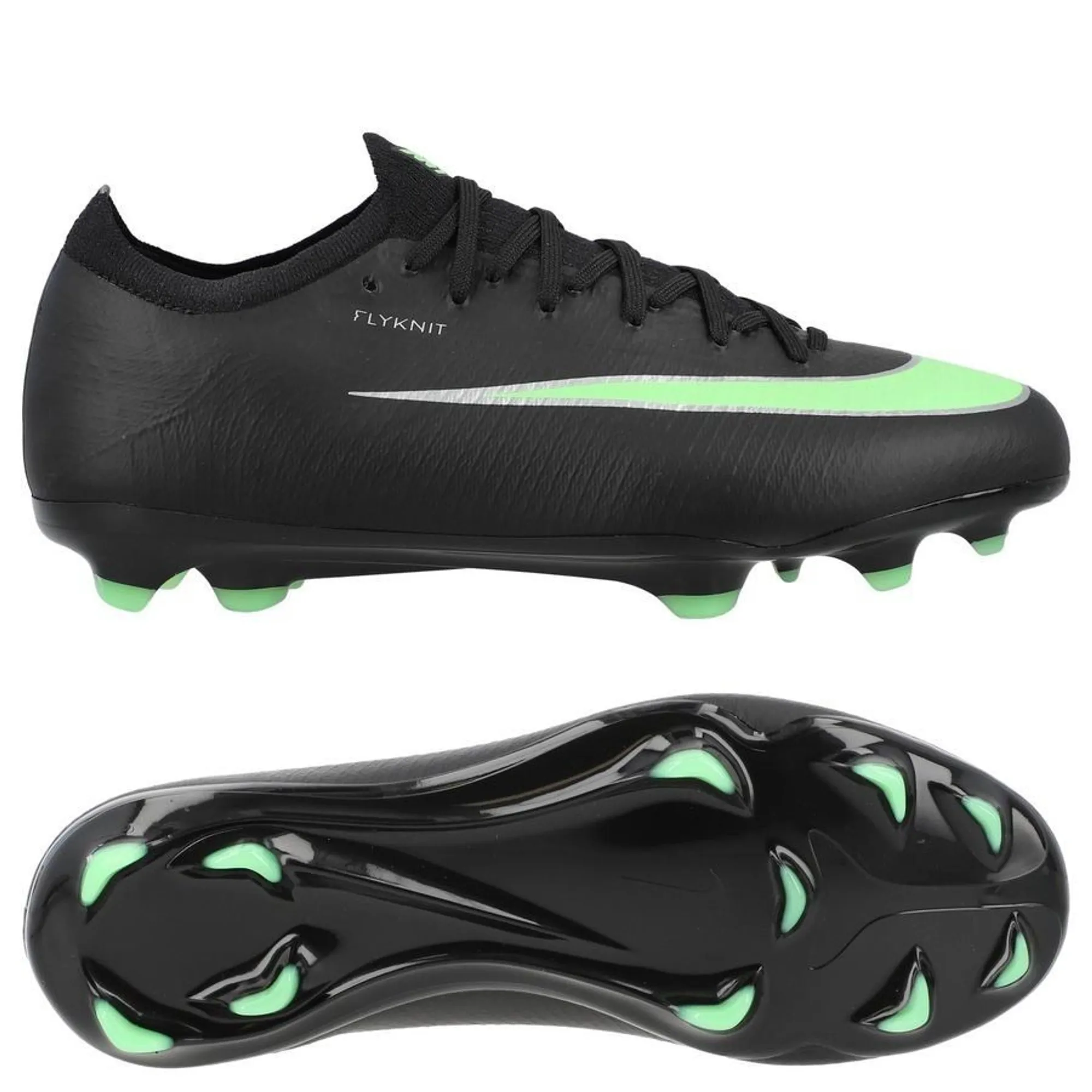 Nike Mercurial Vapor 17 Pro Fg Shadow - Black/Illusion Green Kids Pre-Order - ['Black']
