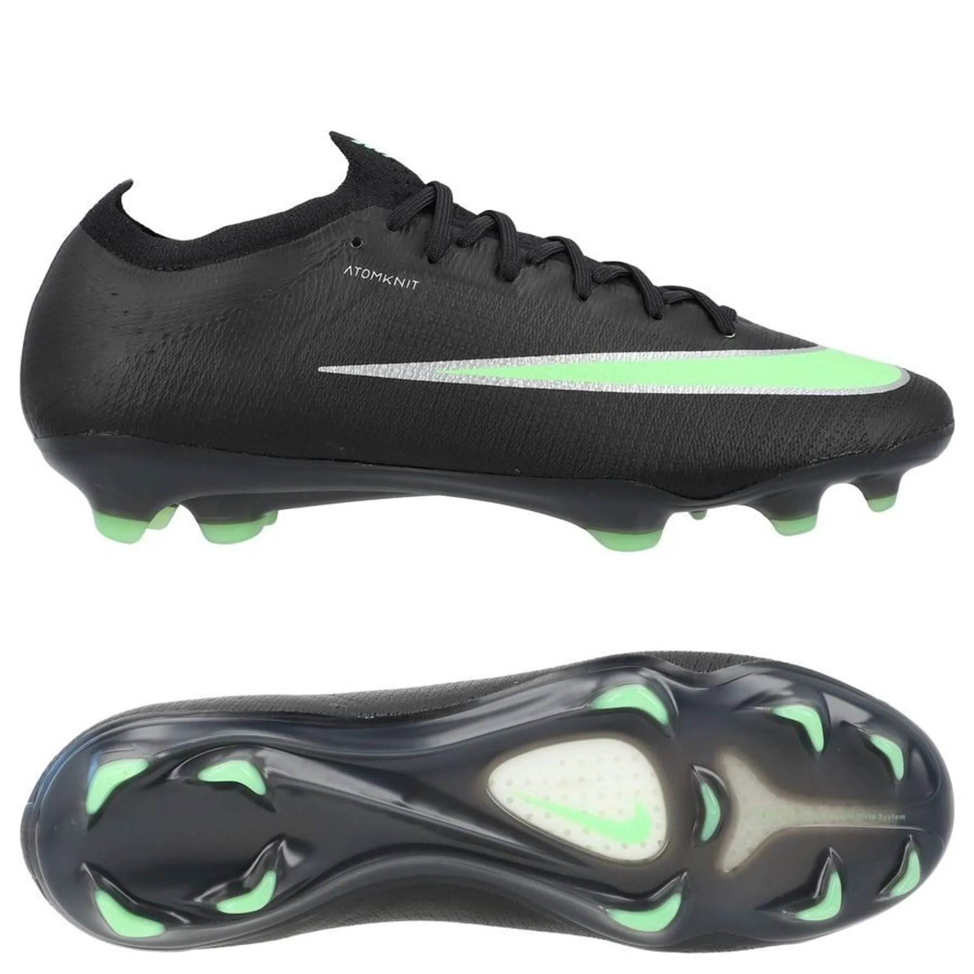Nike Mercurial Vapor 17 Elite Fg Shadow - Black/Illusion Green Pre-Order - ['Black']