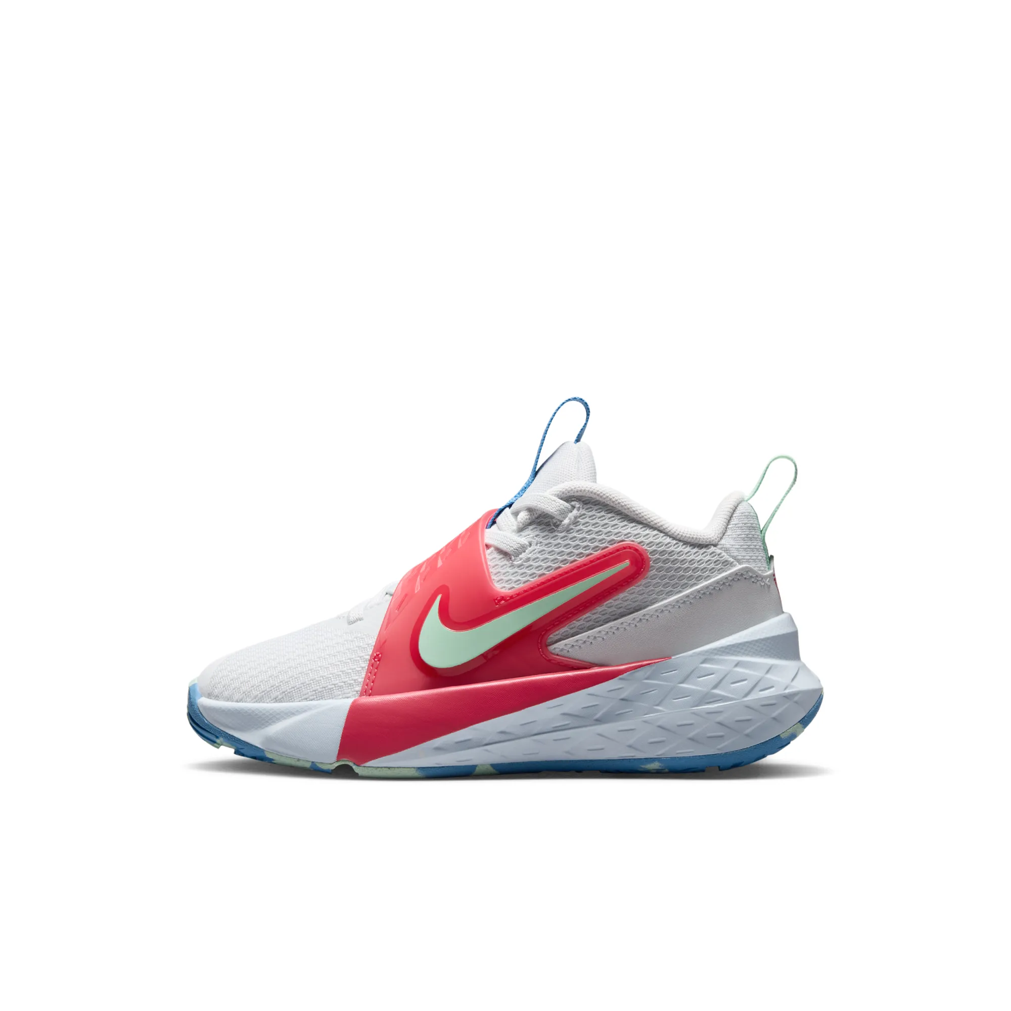 Nike Team Hustle D 12 Younger Kids' Shoes - White