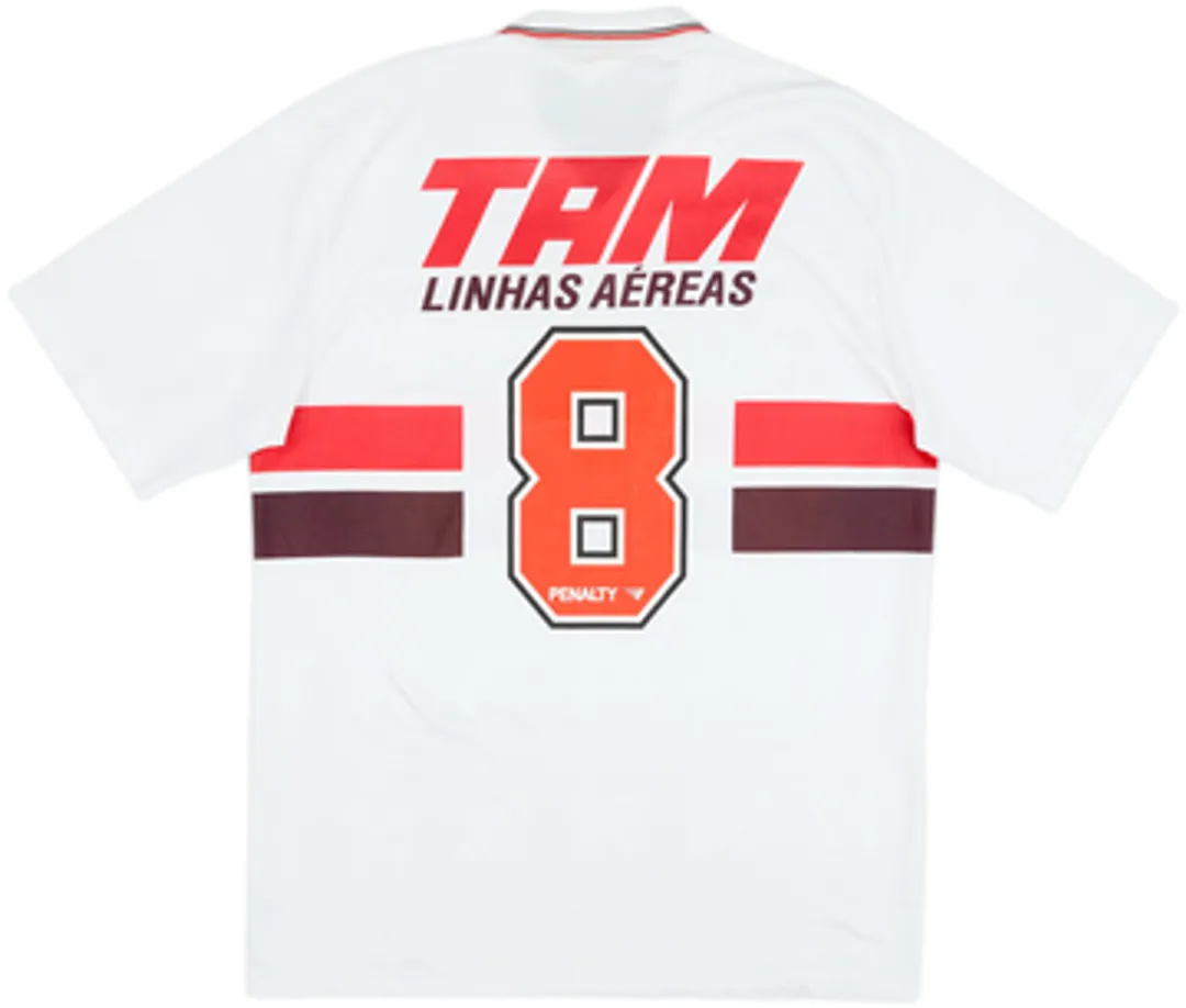 1993 Sao Paulo Home Shirt #8 - 7/10 - (L) | SAOH93893546used