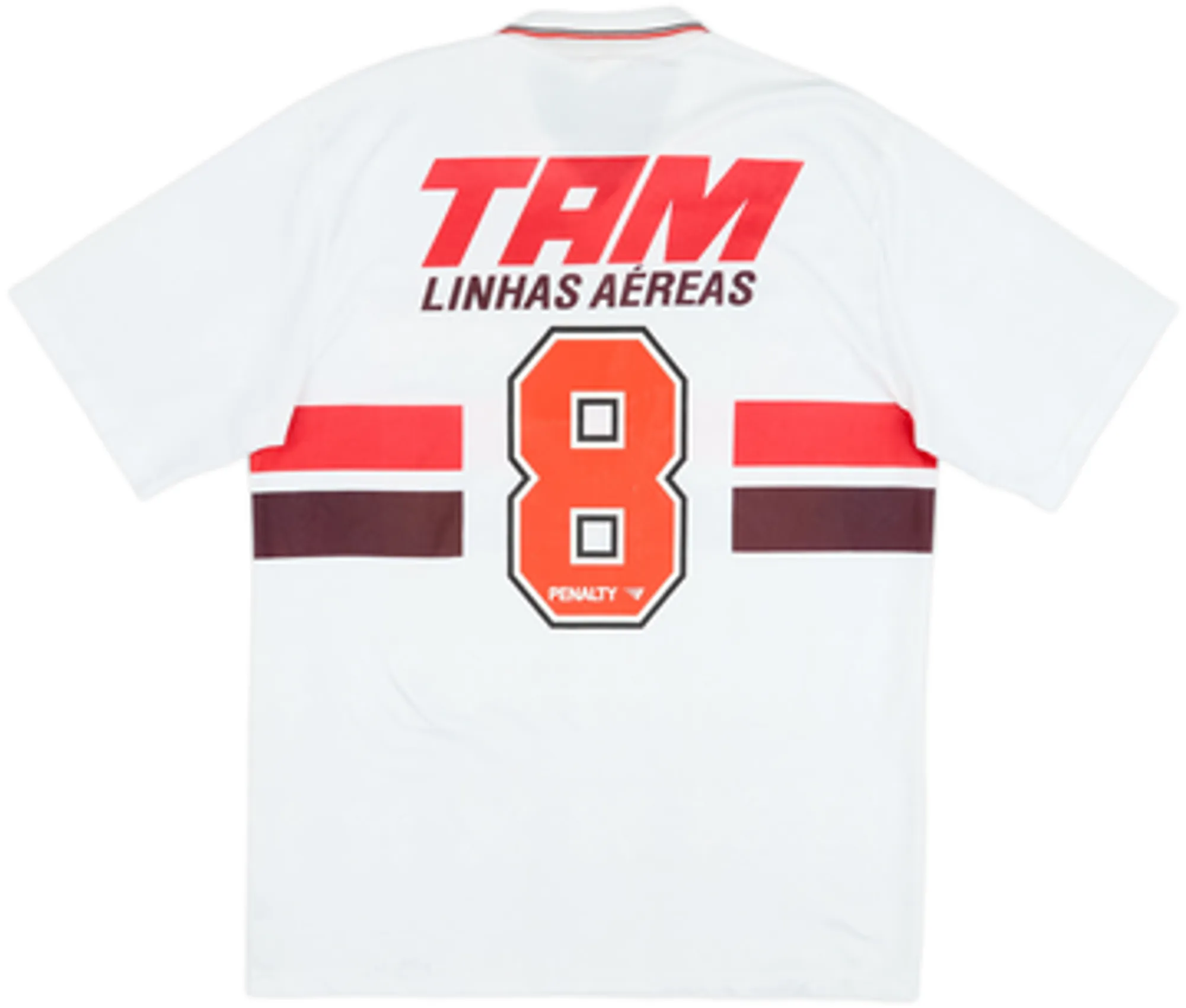 1993 Sao Paulo Home Shirt #8 - 7/10 - (L)