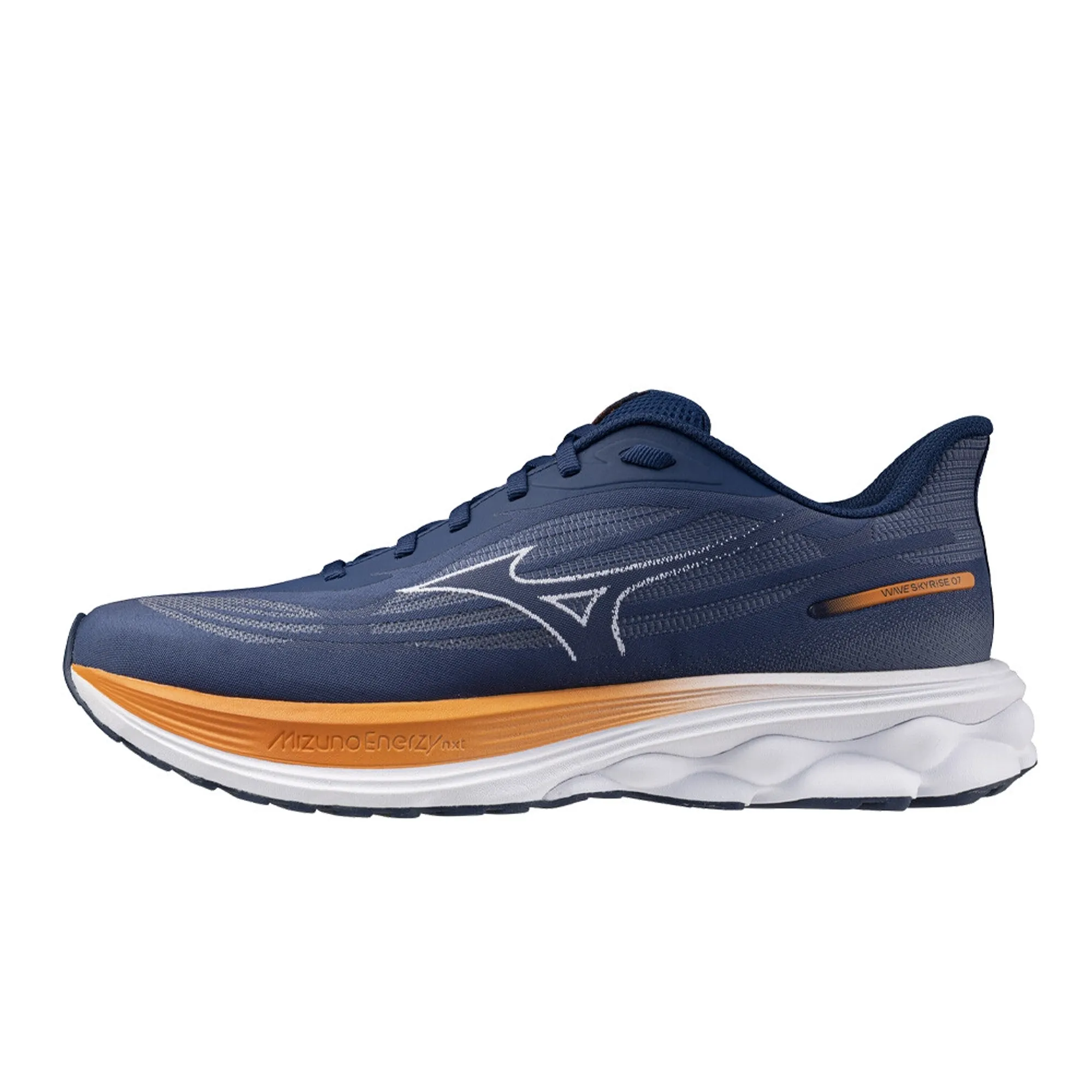 Mizuno Wave Skyrise 7  Neutral running shoe Men - dark blue, coral
