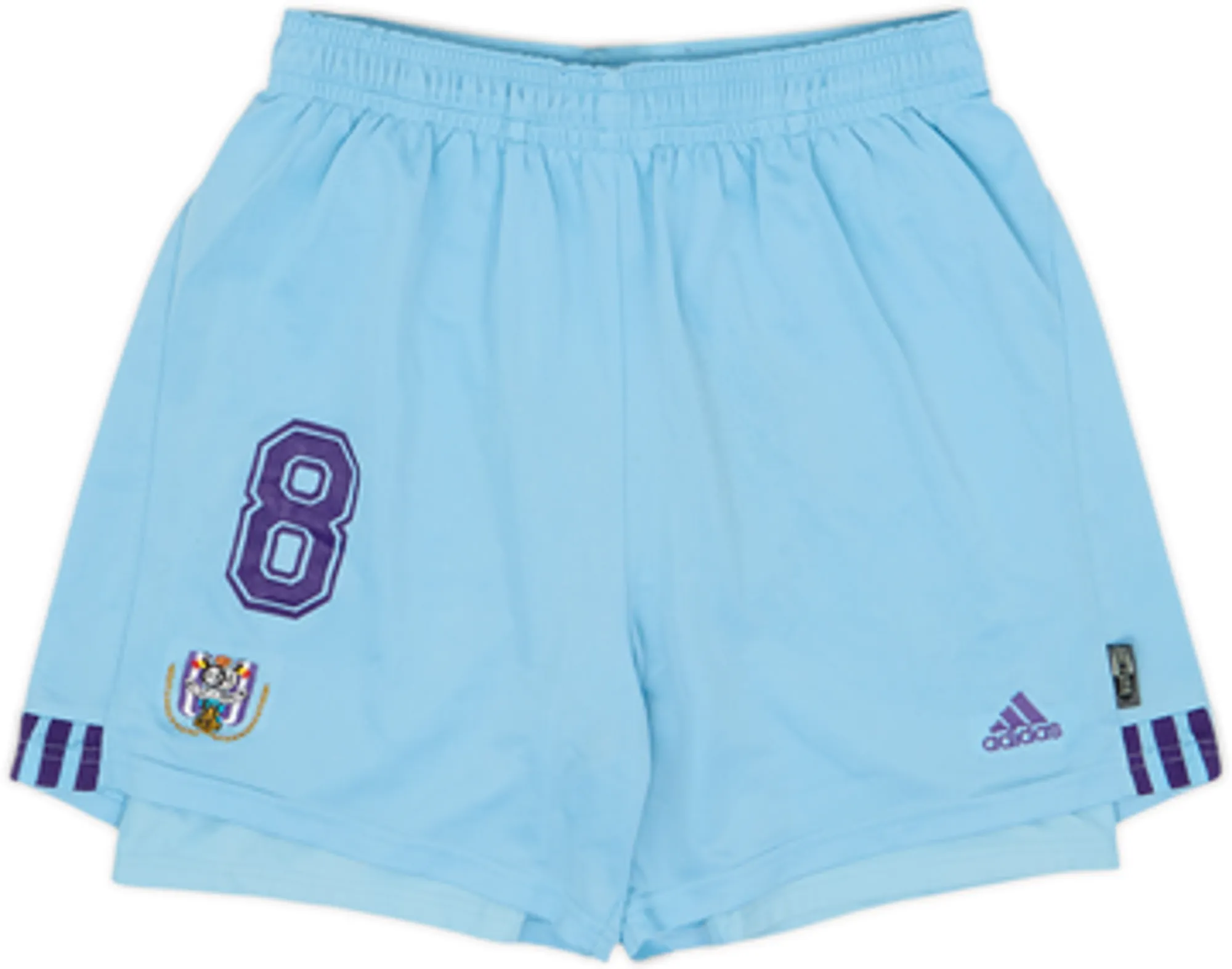 2001-02 Anderlecht Player Issue Away Shorts #8 - 7/10 - (M)