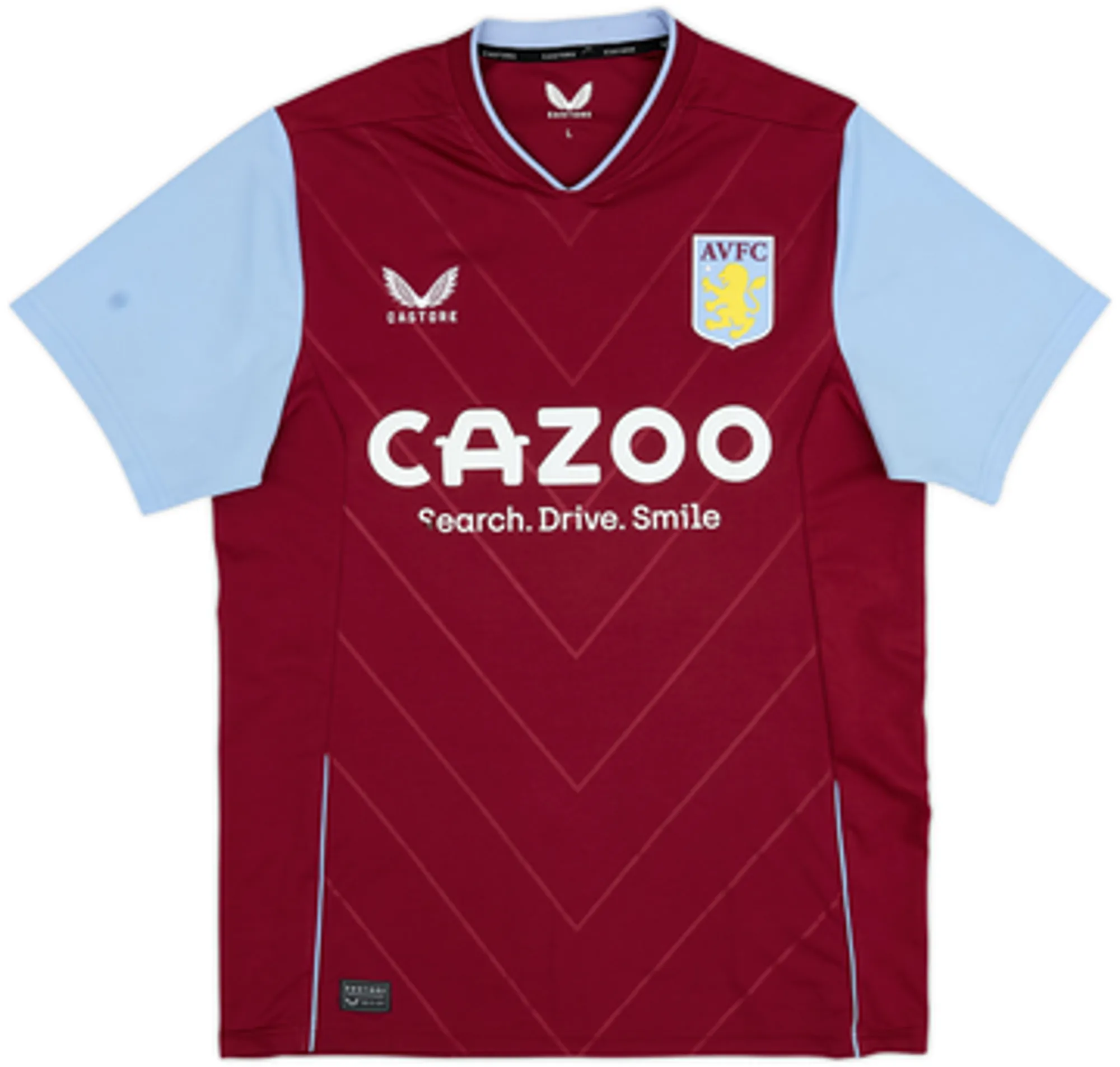 2022-23 Aston Villa Home Shirt Diego Carlos #3 - 6/10 - (L)