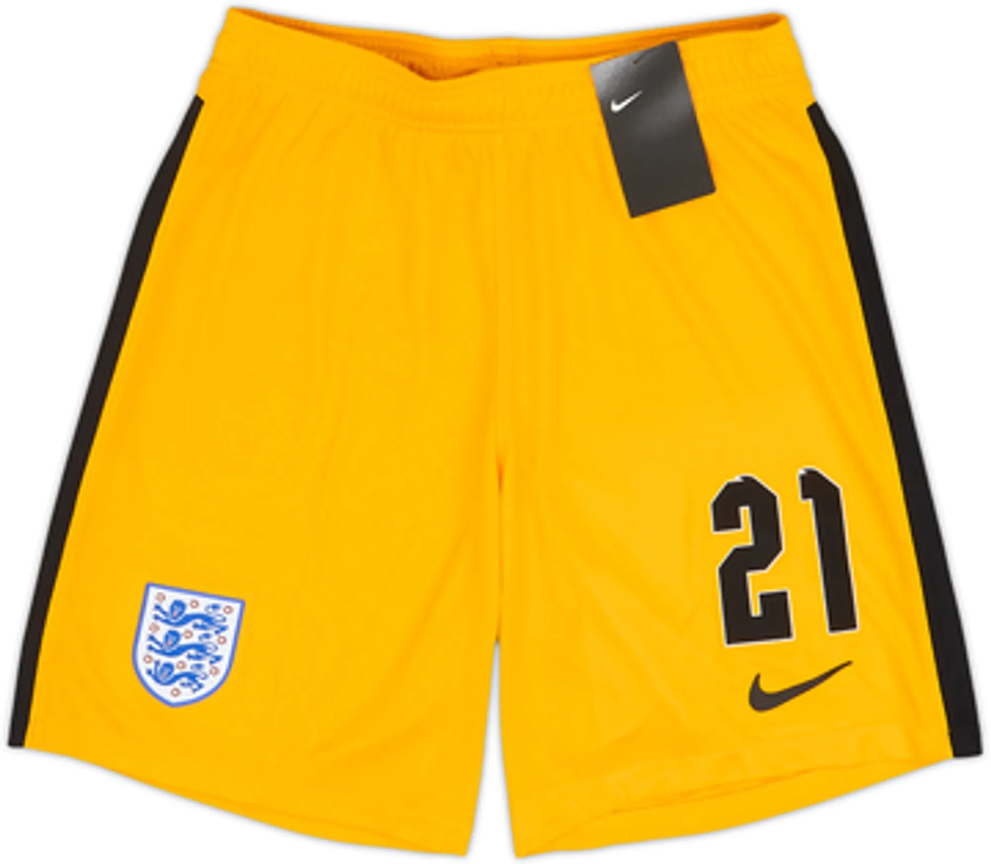 2020-21 England Player Issue GK Shorts #21 (M)