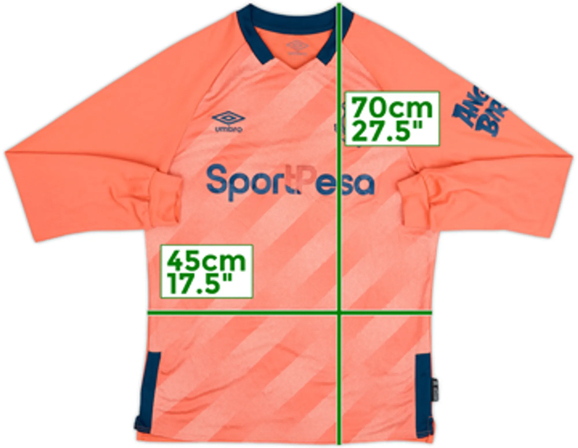 2019-20 Everton Away L/S Shirt - 5/10 - (M)