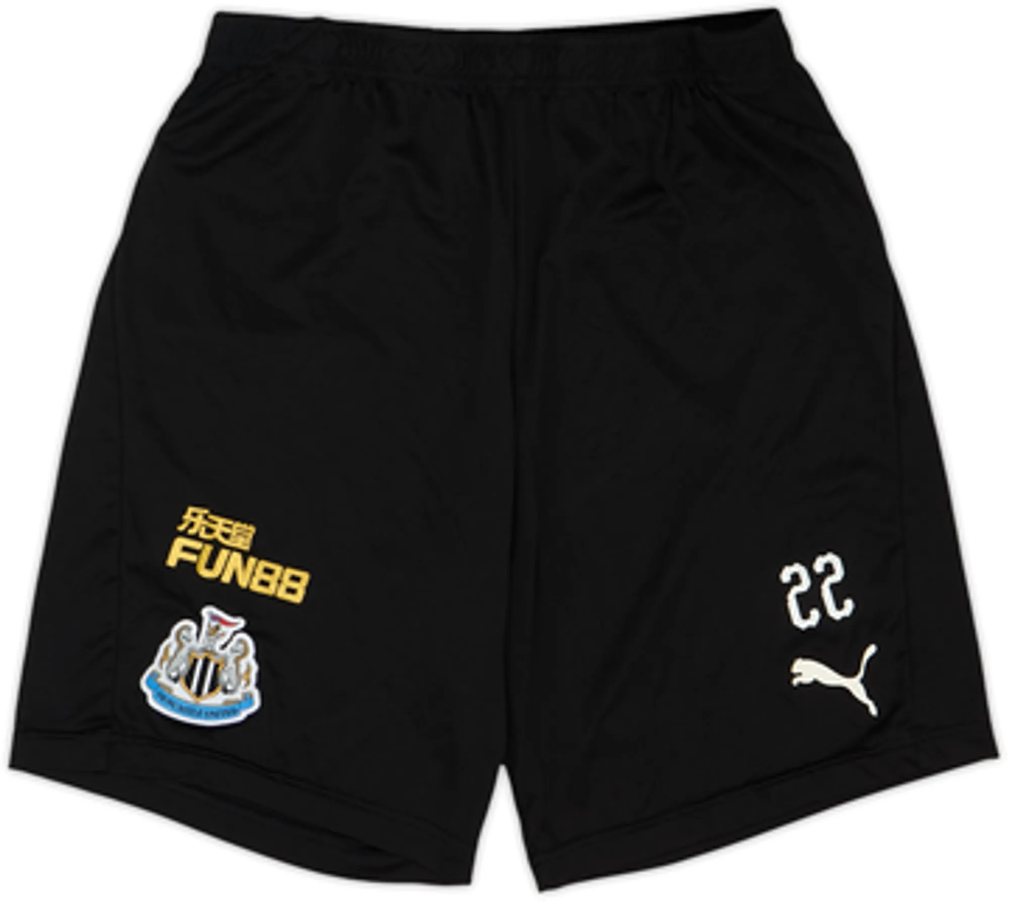 2017-18 Newcastle Player Issue Training Shorts #22 - 10/10 - (M)