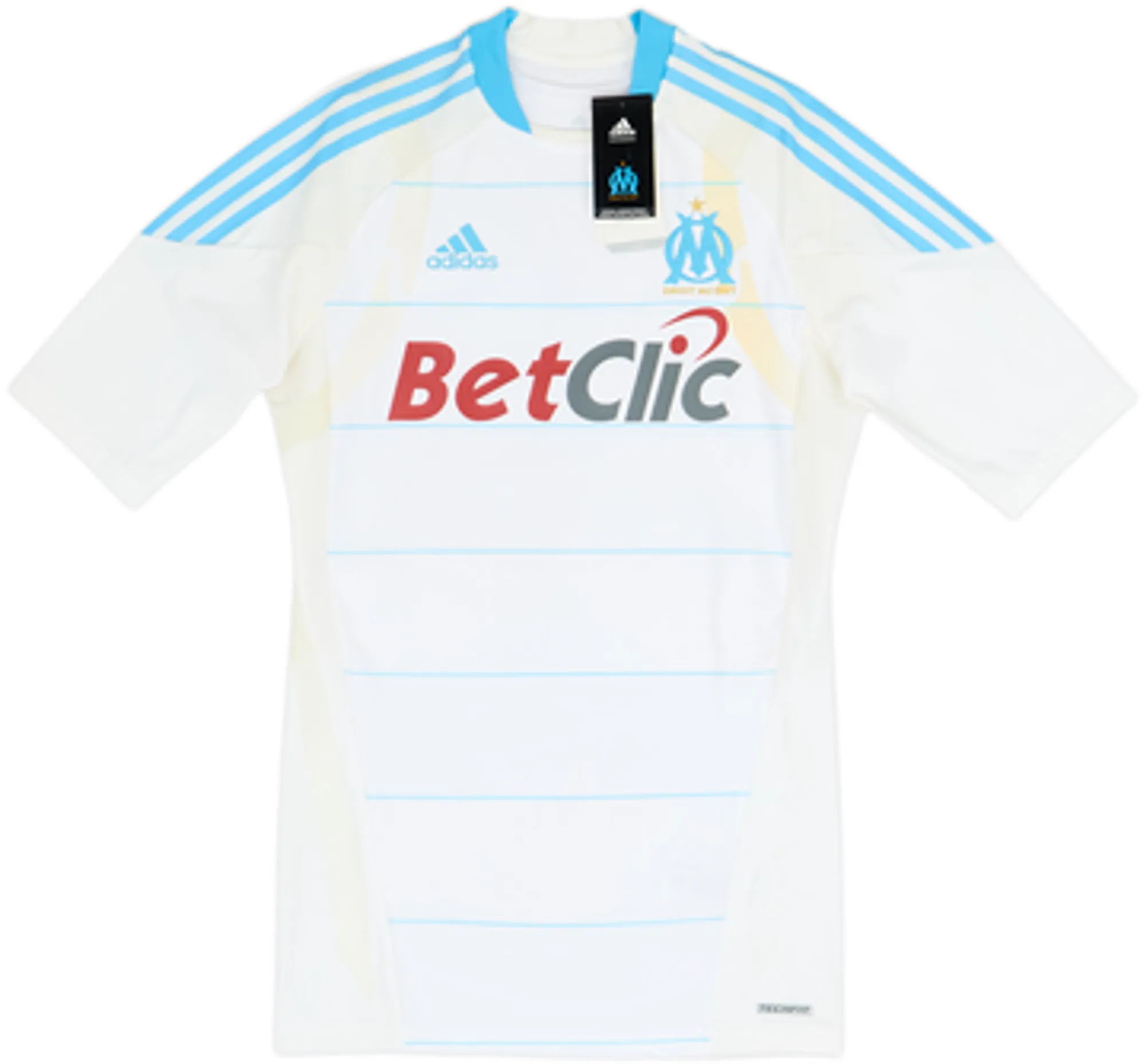 2010-11 Olympique Marseille Player Issue TechFit Special Edition Home Shirt (L)