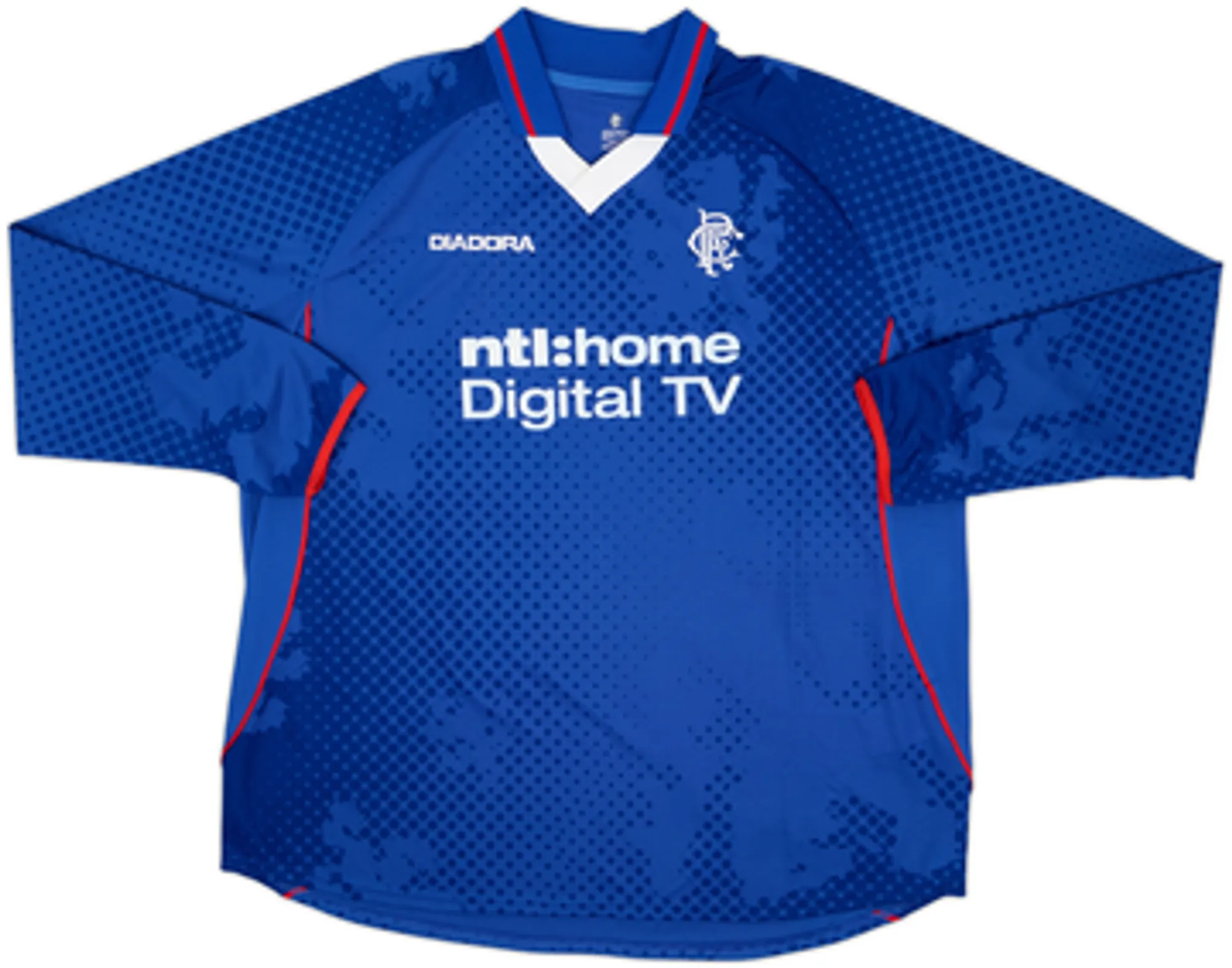 2002-03 Rangers Home L/S Shirt Ferguson #6 - 10/10 - (XXL)