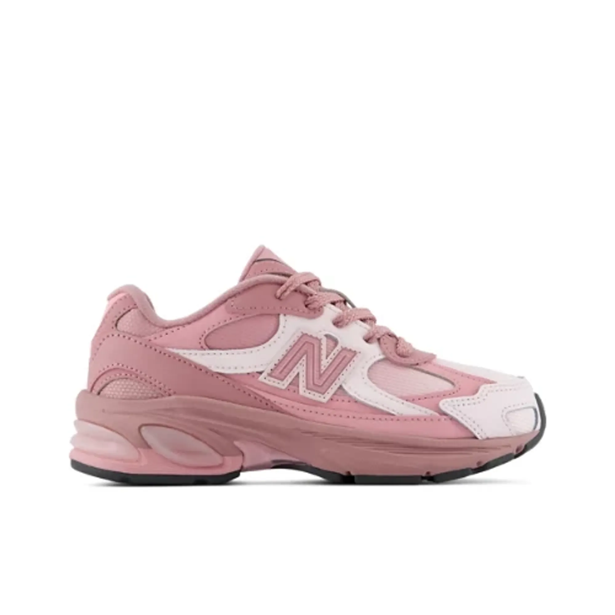 New Balance Kids Abzorb 2010 Lace in Pink Suede/Mesh