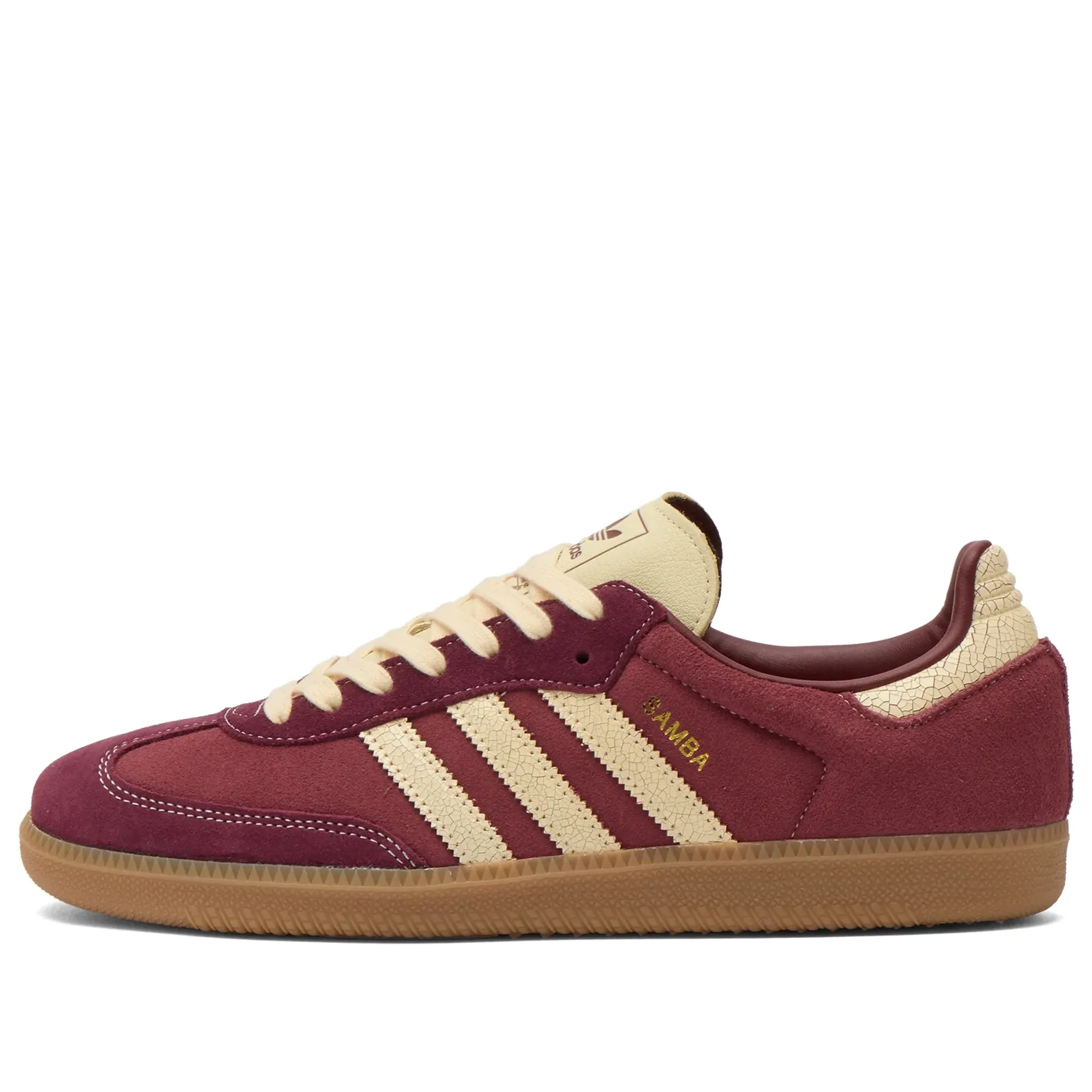Adidas Men's Samba Og Sneaker Shadow Red/Warm Vanilla/Gum