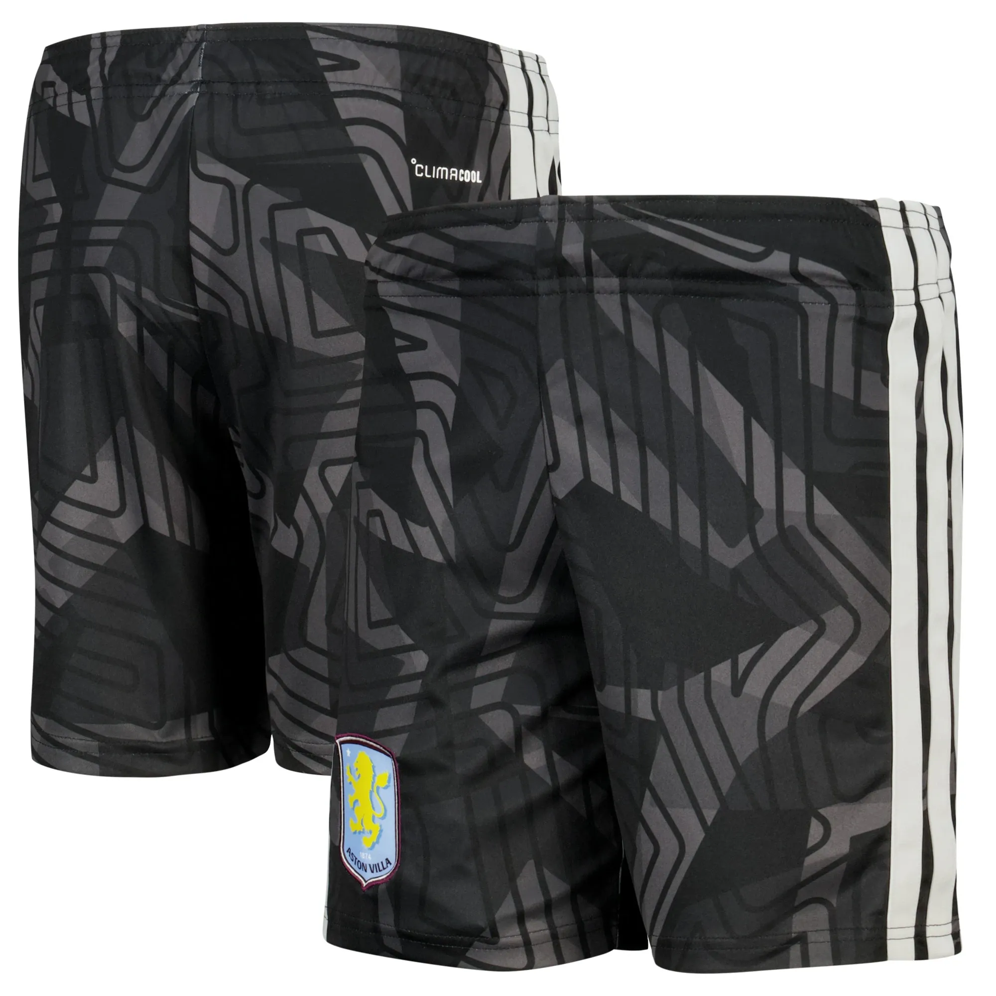 Aston Villa adidas Goalkeeper Shorts 2026-27 - Kids