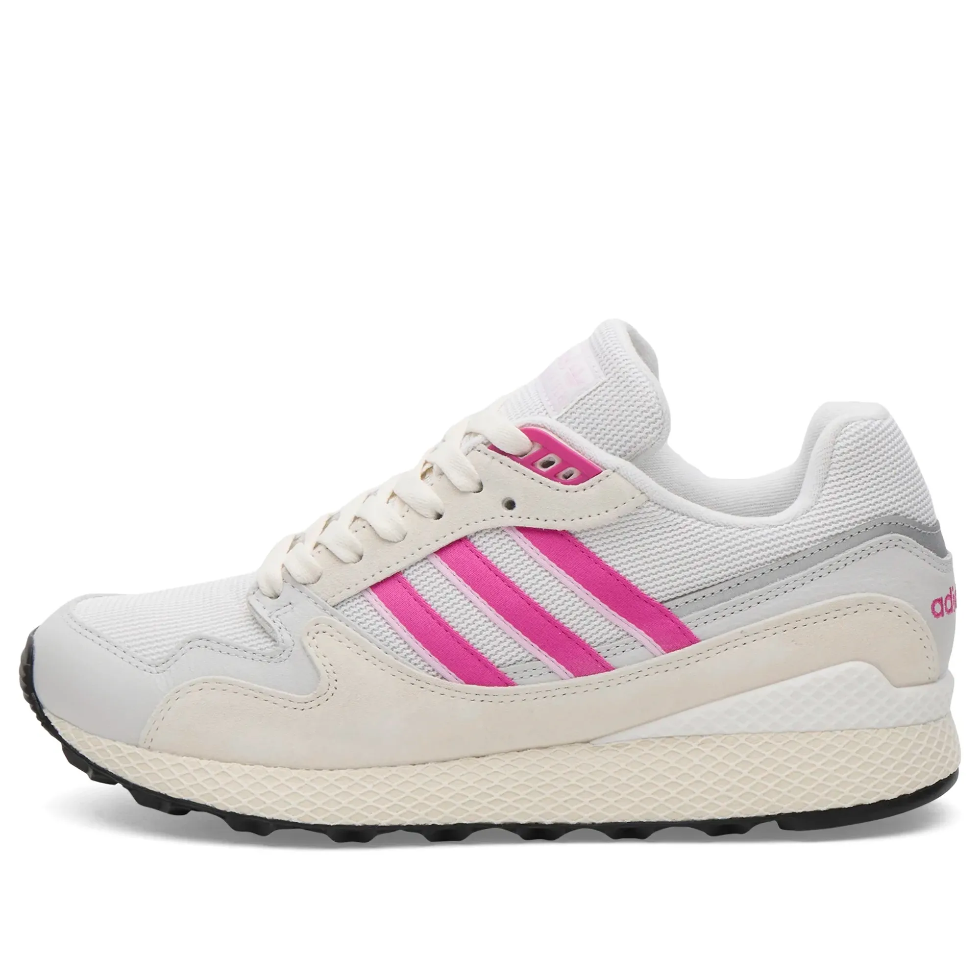 adidas Originals Adidas Men's Orgn Ultra Tech Sneaker Cloud White/Semi Lucid Fuchsia/Orchid Fusion