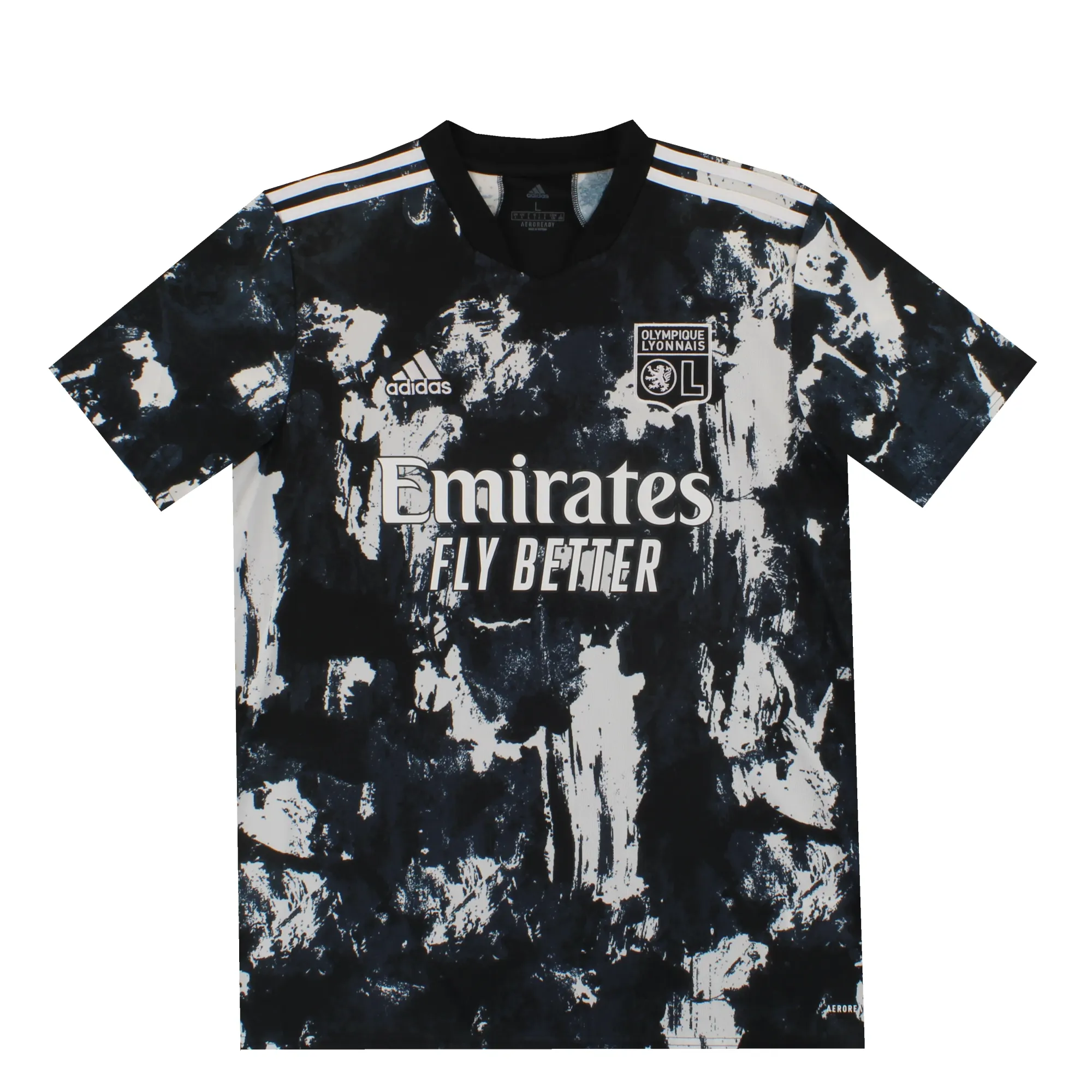 2021-22 Lyon adidas Third Shirt L - Lyon / Excellent 