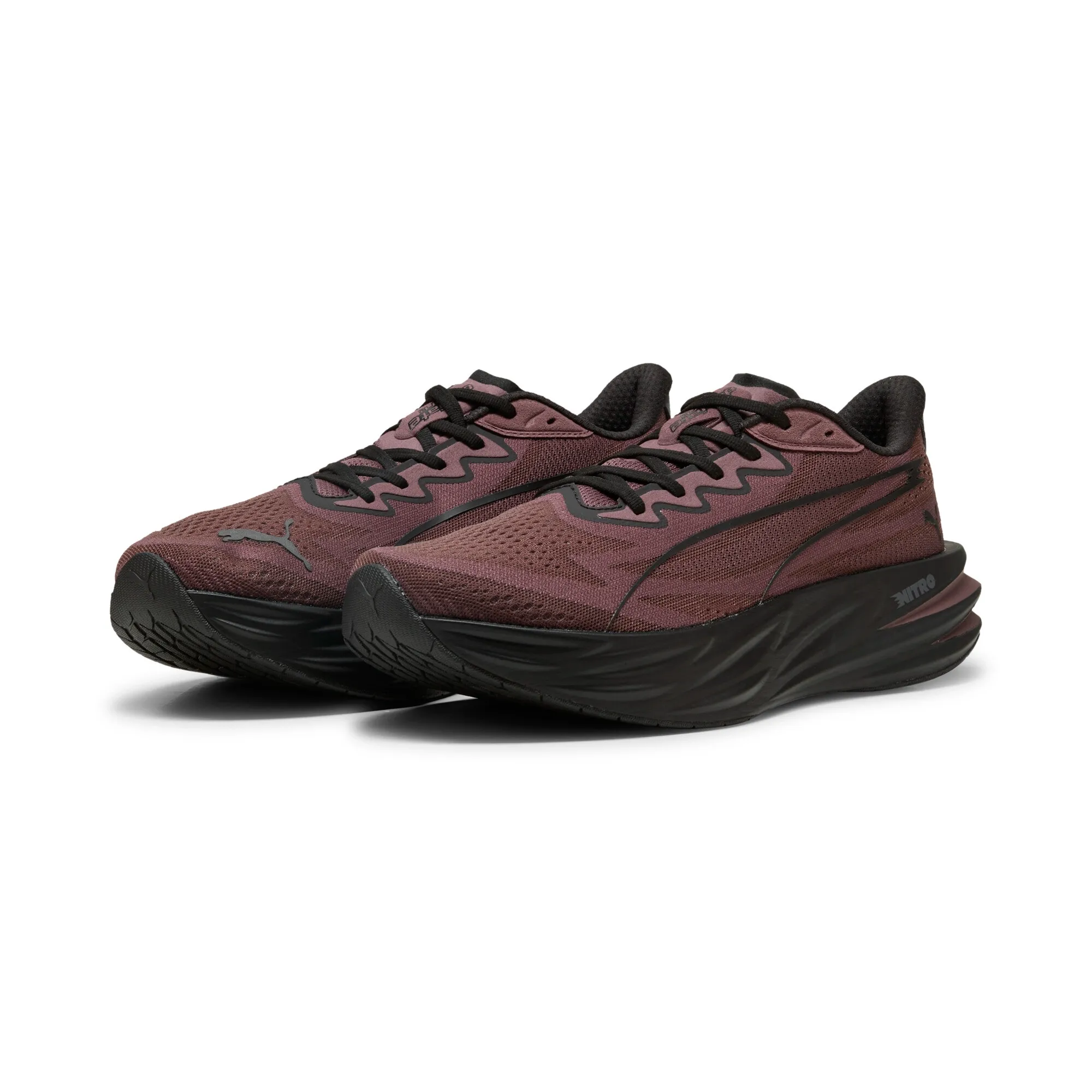 PUMA Deviate Pure NITRO Running Shoes Men in Brown | Size 10
