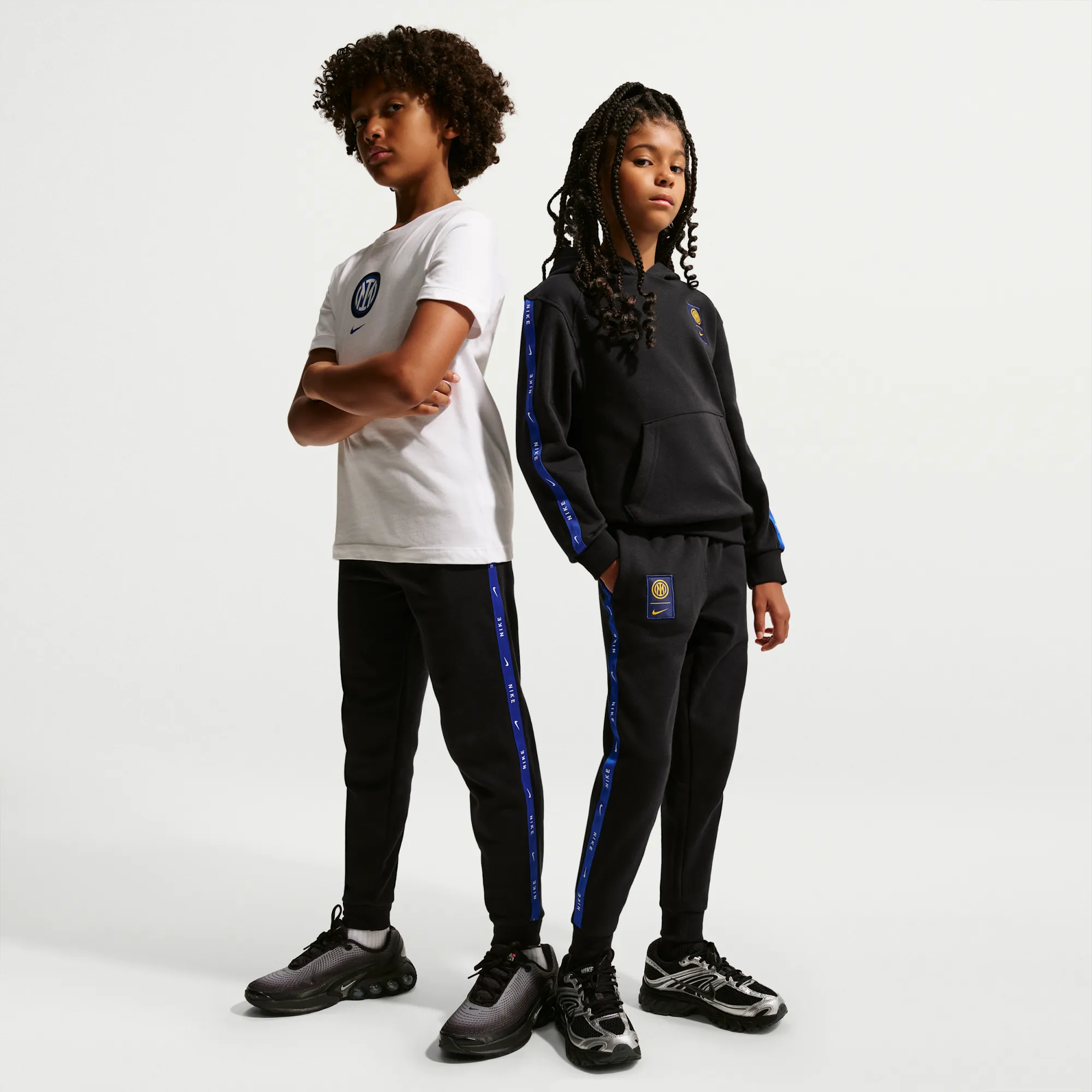 Inter Milan City Side Men's Nike Football Fleece Joggers - Black - Fleece