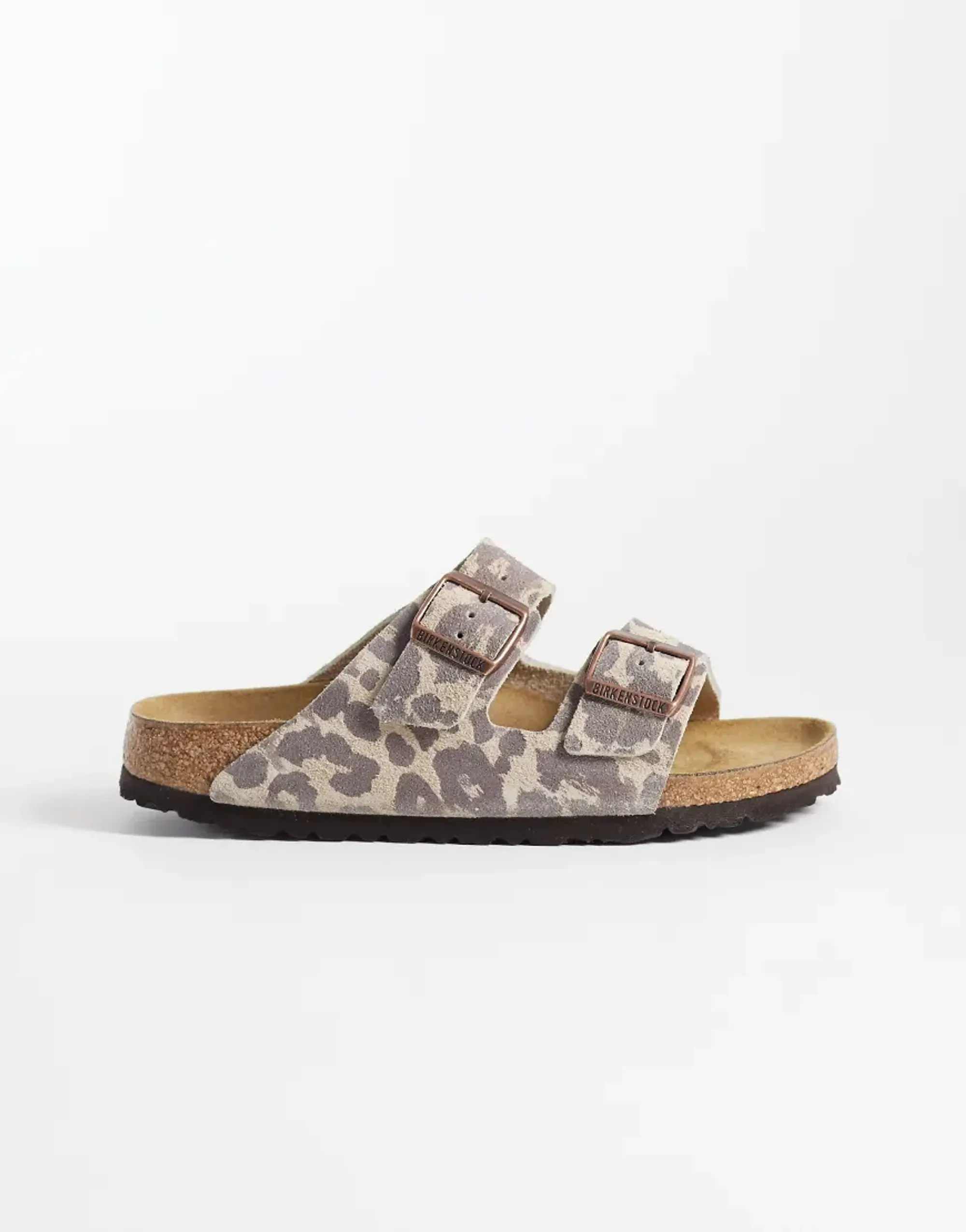 Birkenstock Suede|Arizona Women Flip-Flops and Sandals - Brown