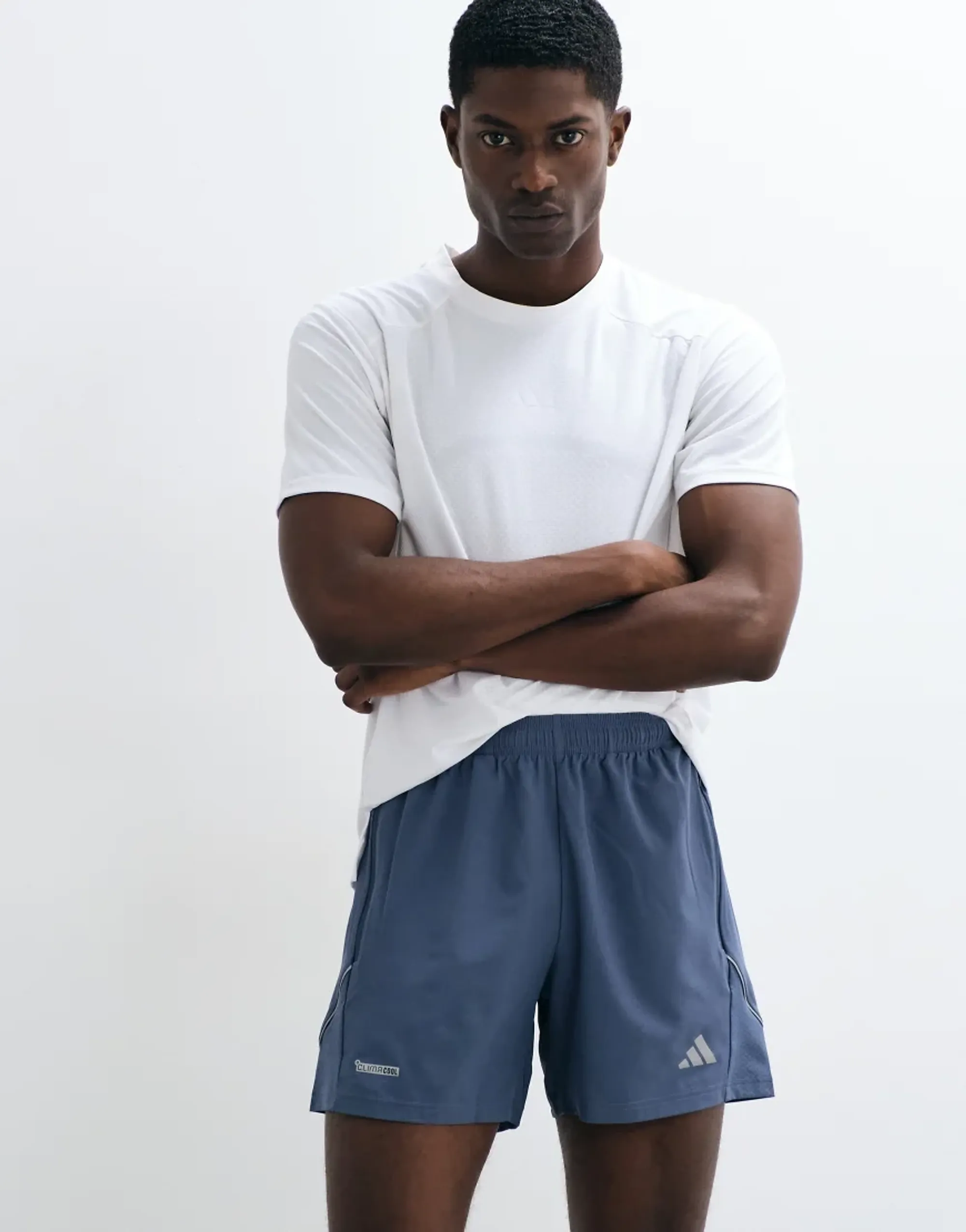 Adidas Training Tech Shorts In Navy