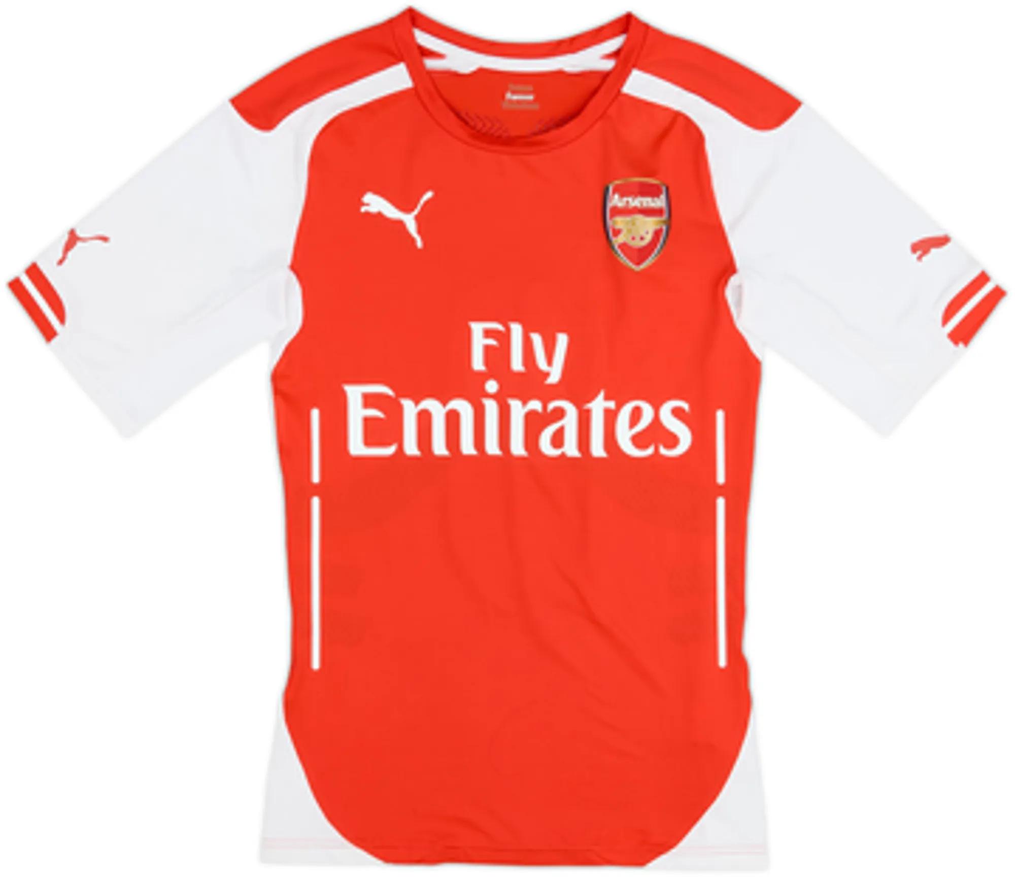 2014-15 Arsenal Player Issue (ACTV Fit) Home Shirt Arteta #8 - 8/10 - (M)