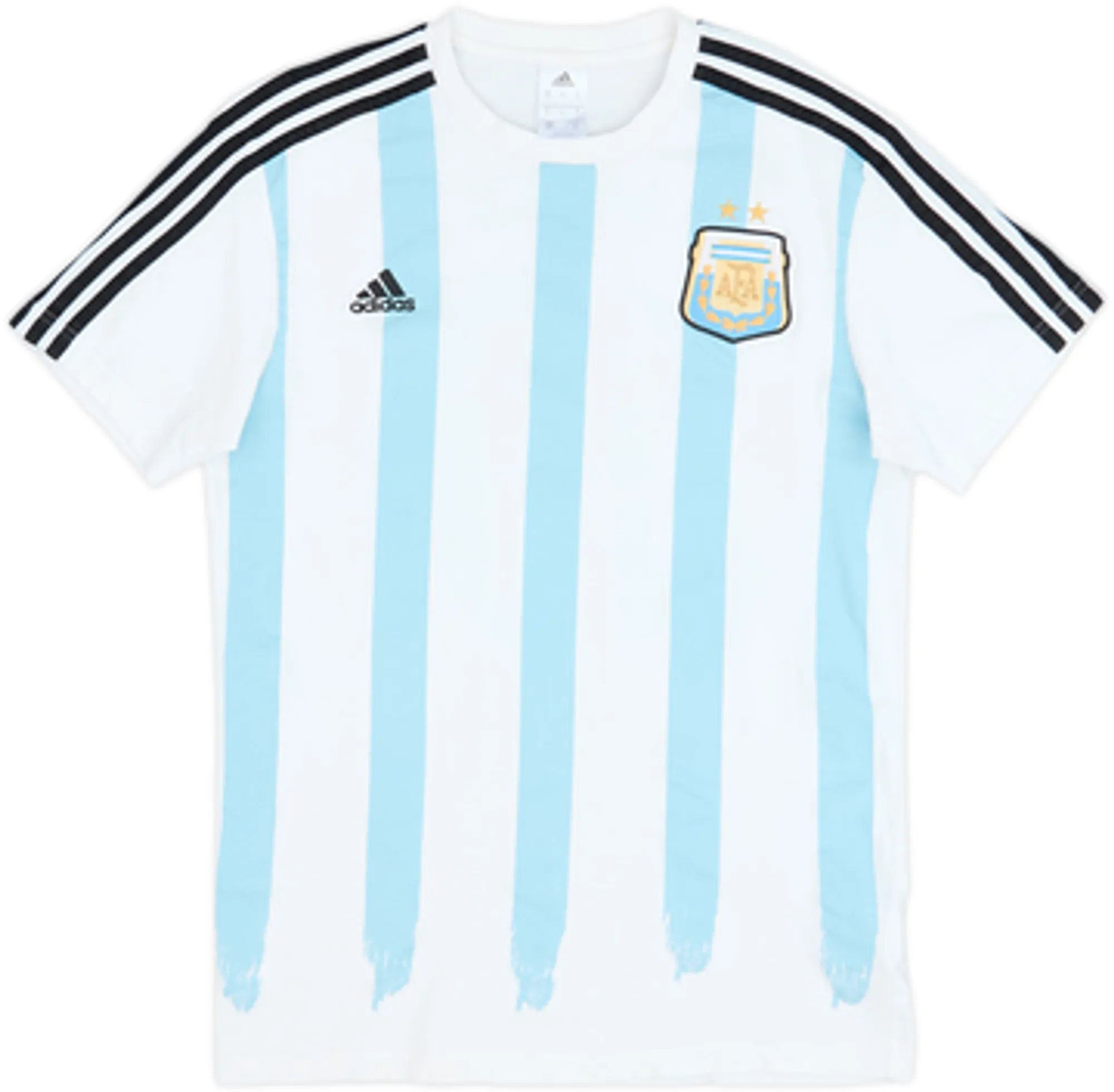 2014-15 Argentina adidas Cotton Tee Messi #10 - 9/10 - (S)