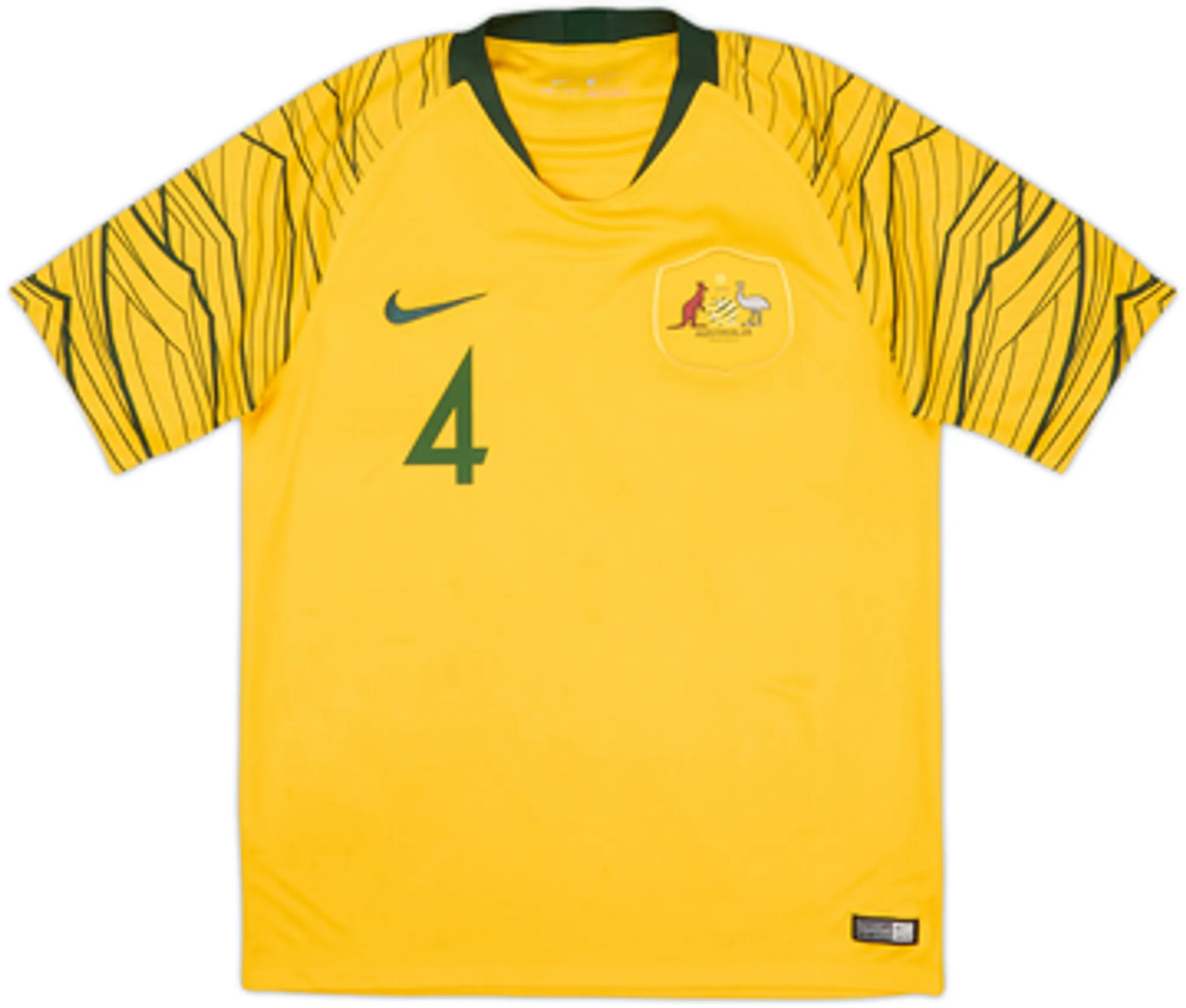 2018-20 Australia Home Shirt Cahill #4 - 8/10 - (S)