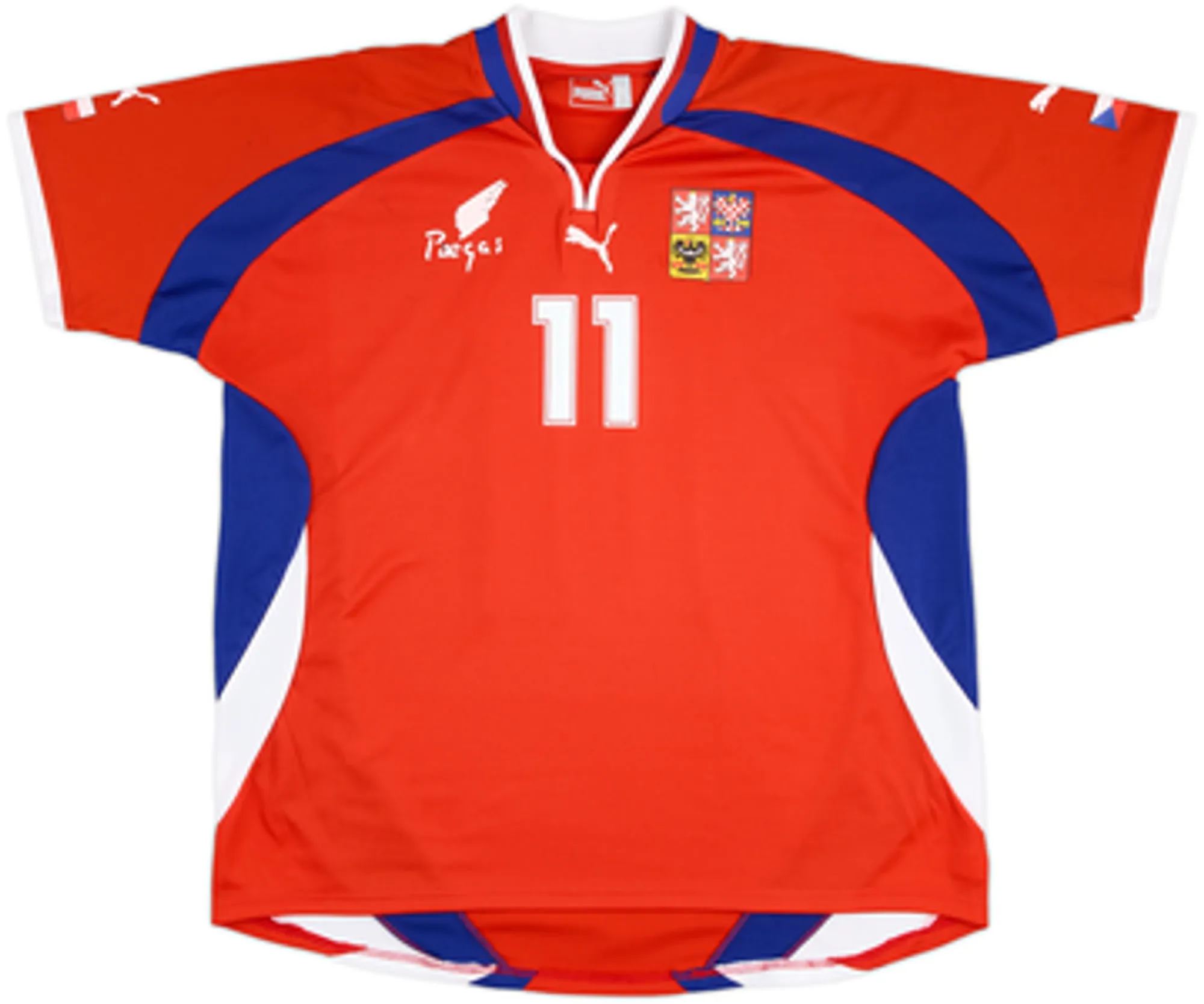 2000-02 Czech Republic Basic Home Shirt Rosicky #11 - 5/10 - (XL)