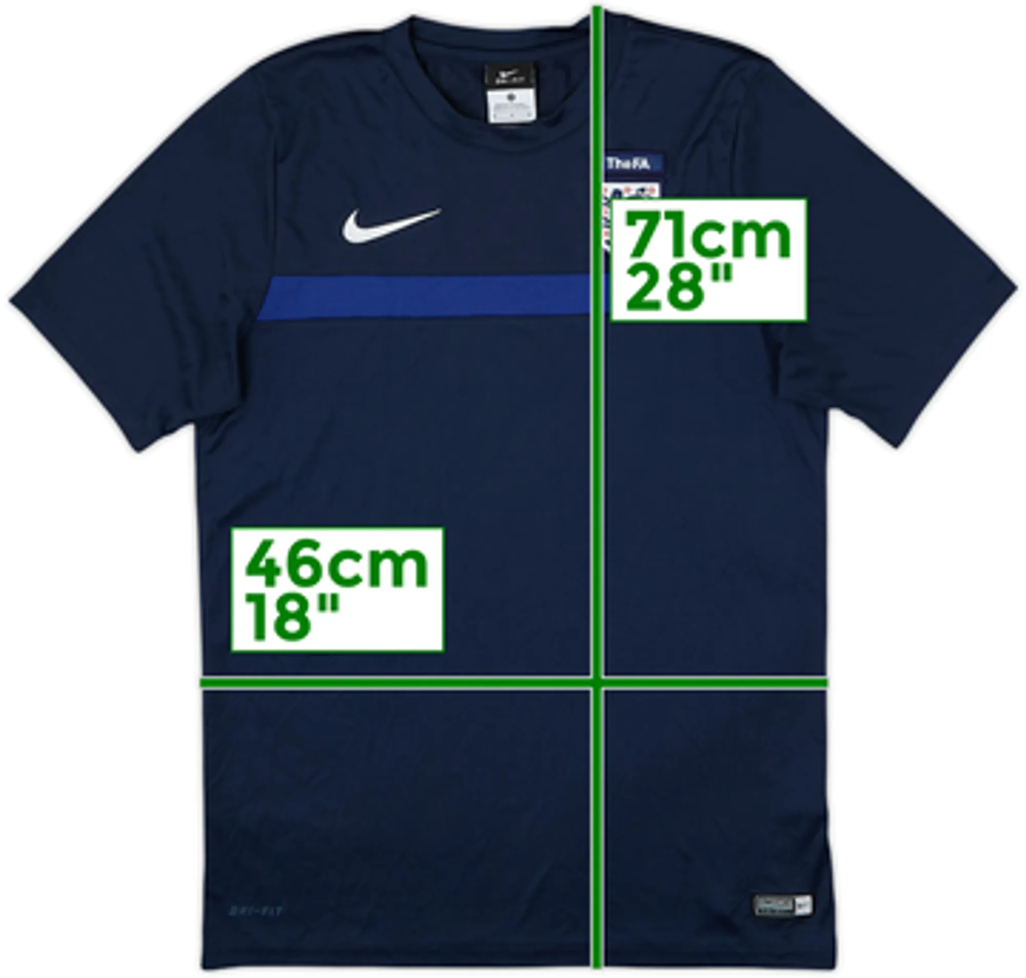 2016 England 'The FA' Nike Training Shirt - 8/10 - (M)
