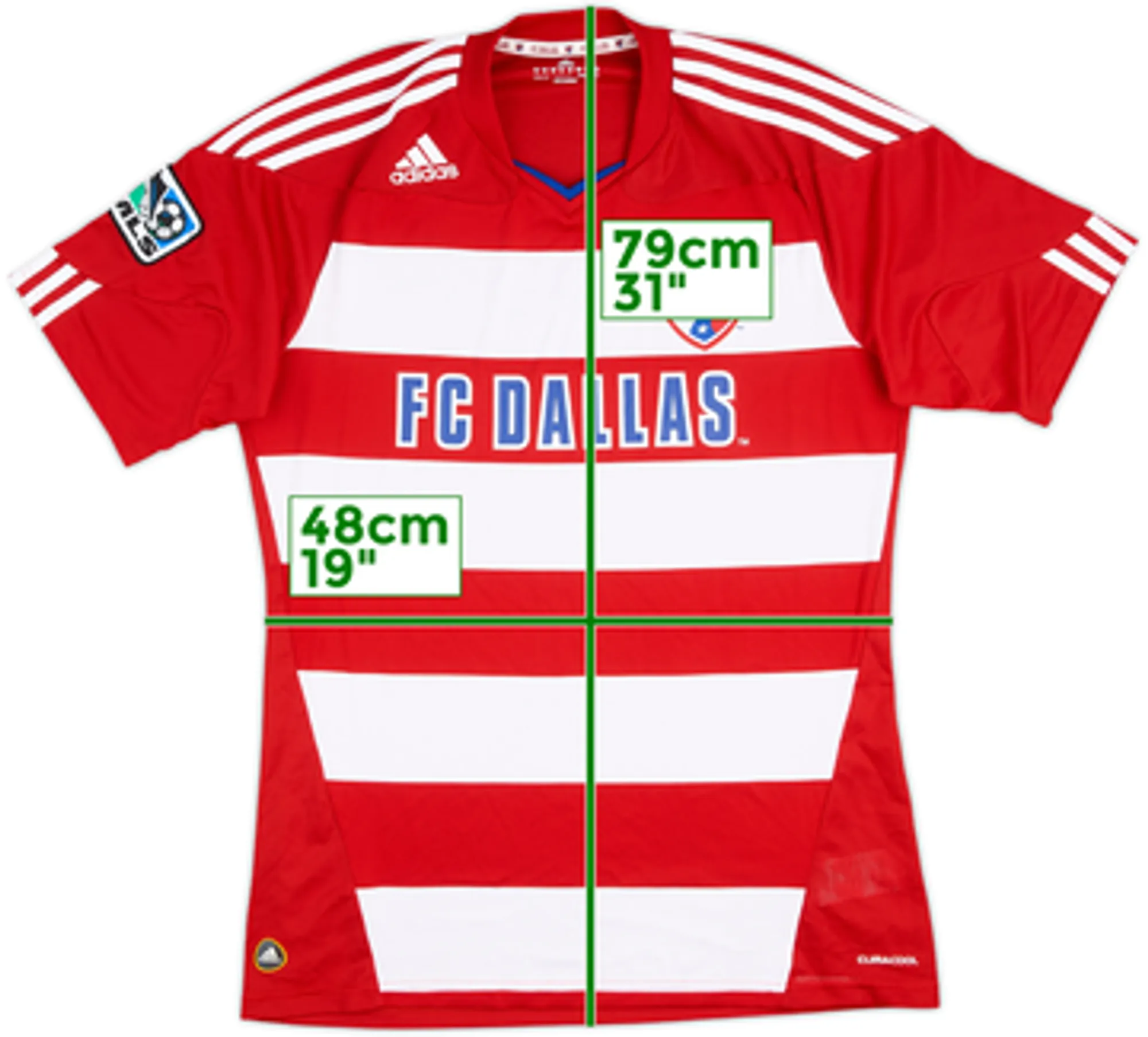 2010-11 FC Dallas Home Shirt - 6/10 - (M)