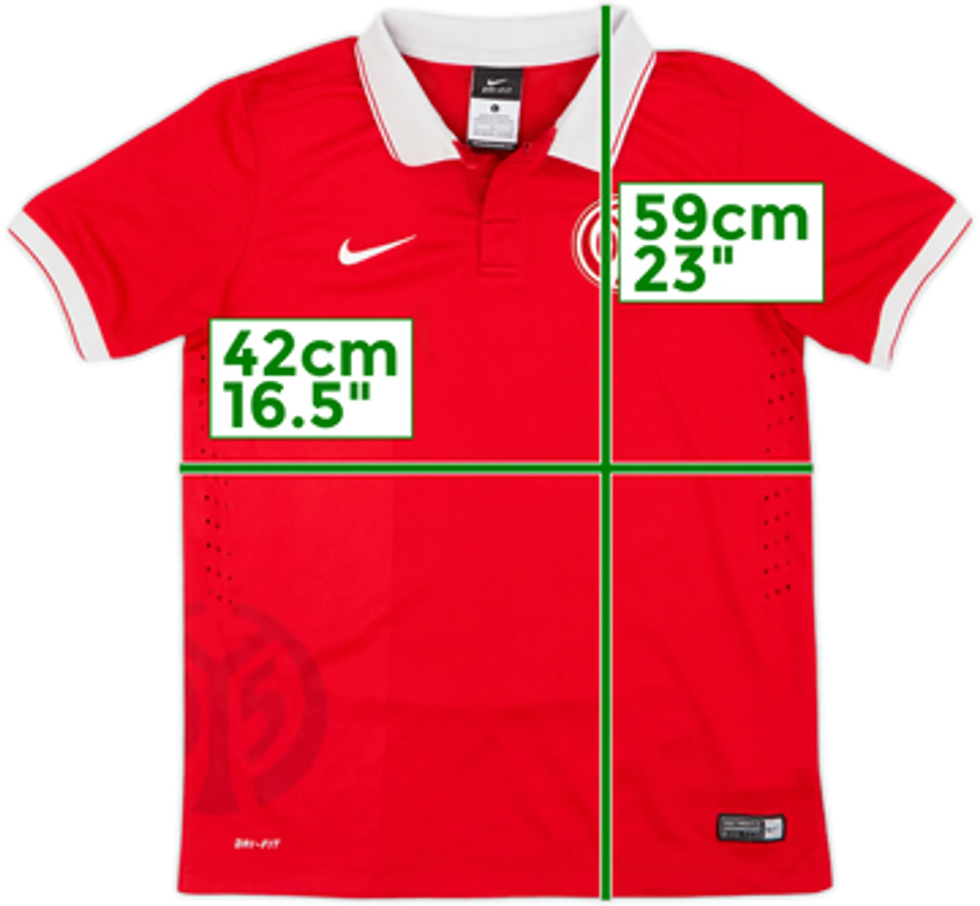 2014-15 FSV Mainz Home Shirt - 5/10 - (L.Boys)