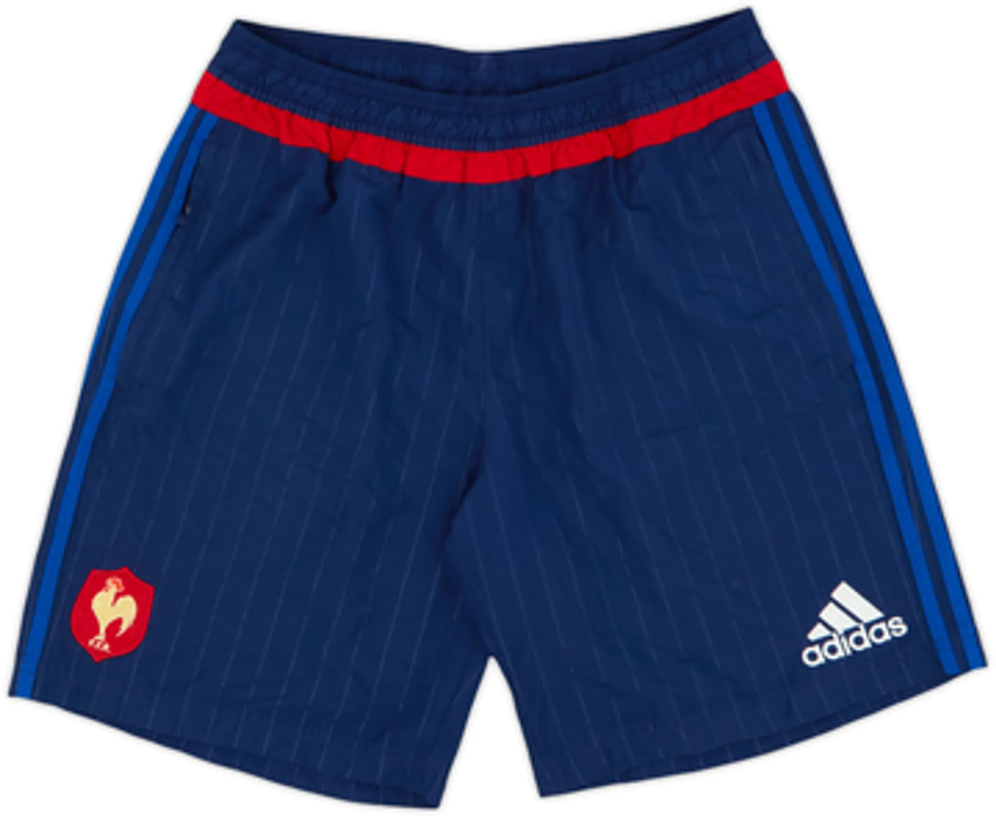 2015-16 France Rugby adidas Training Shorts - 7/10 - (L)