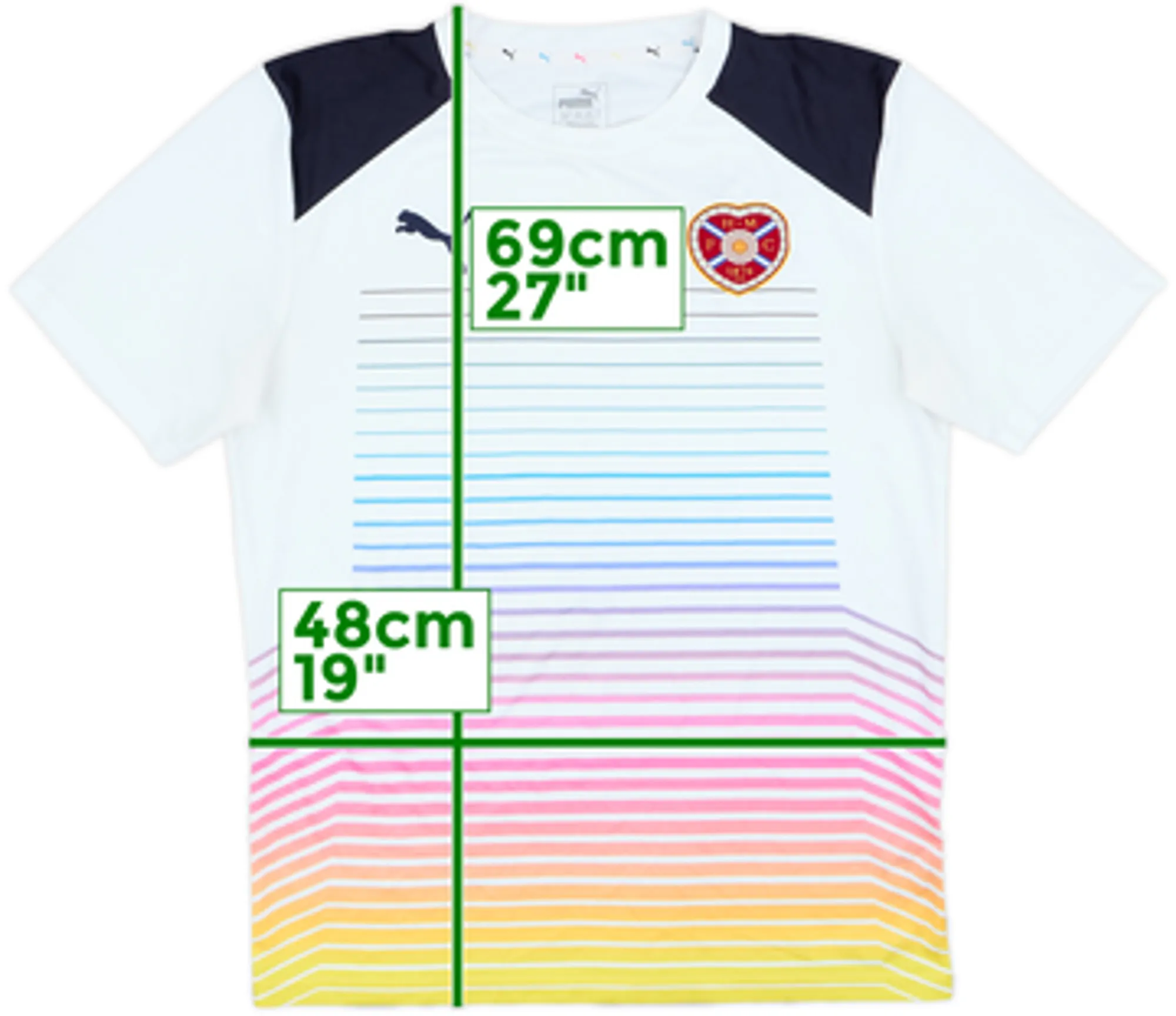 2016-17 Hearts Puma Training Shirt - 6/10 - (M)