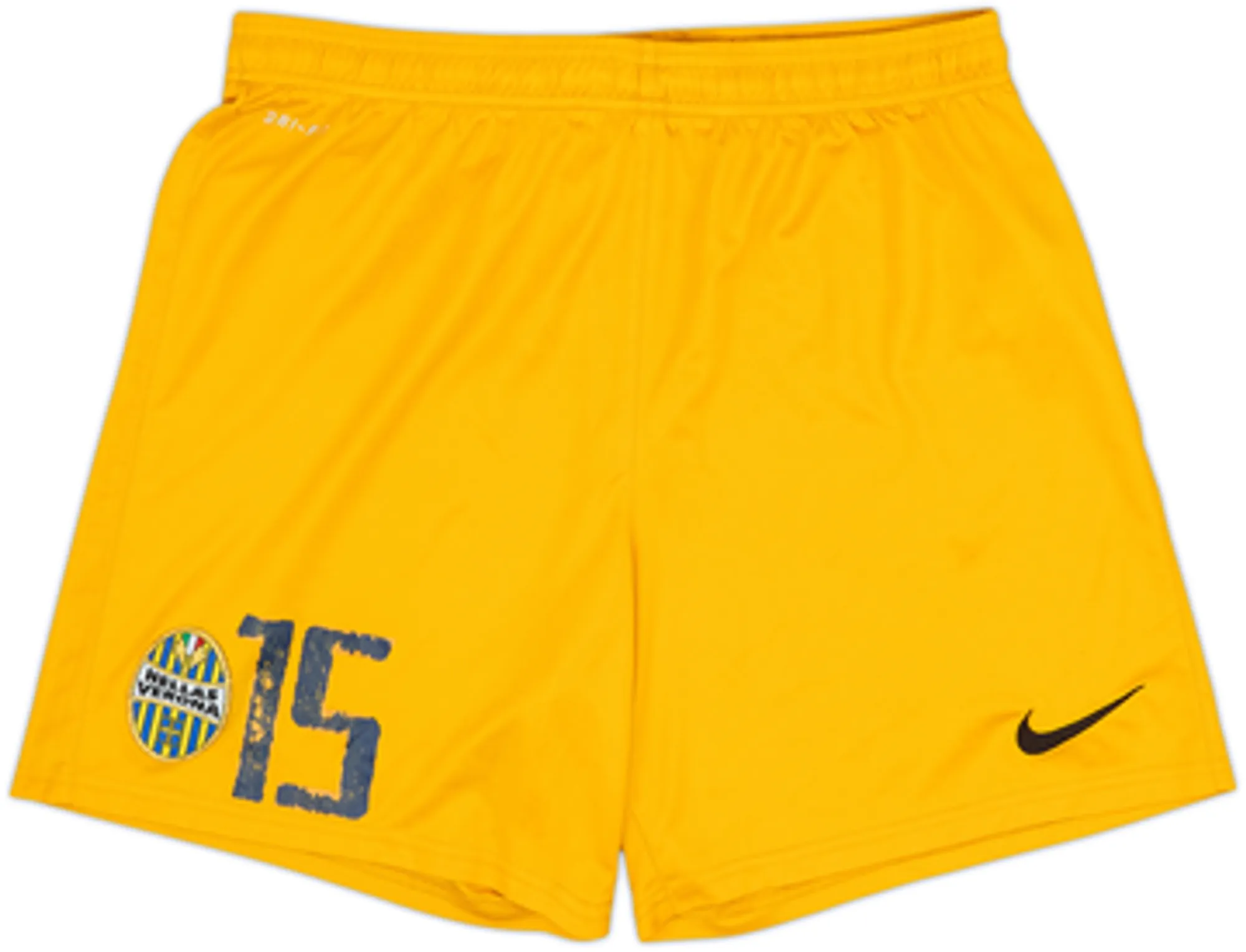 2013-14 Hellas Verona Away Shorts #15 - 5/10 - (M)