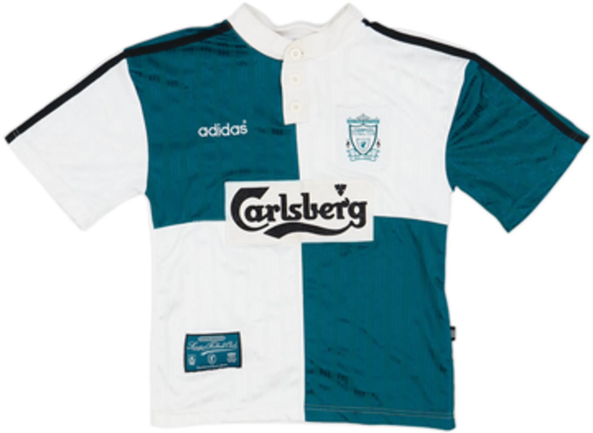 1995-96 Liverpool Away Shirt Babb #6 - 8/10 - (XS)