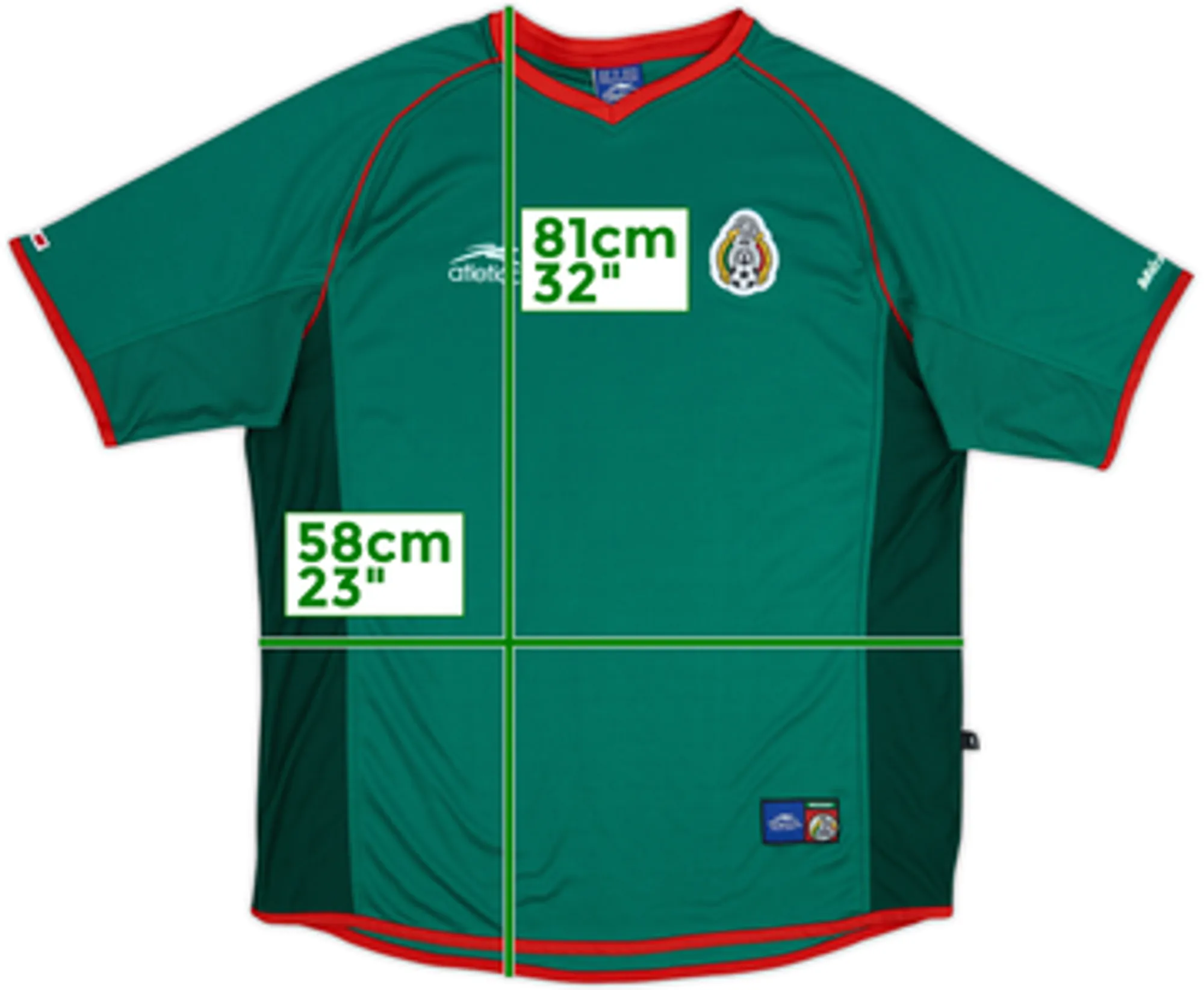 2002-03 Mexico Home Shirt - 10/10 - (XXL)