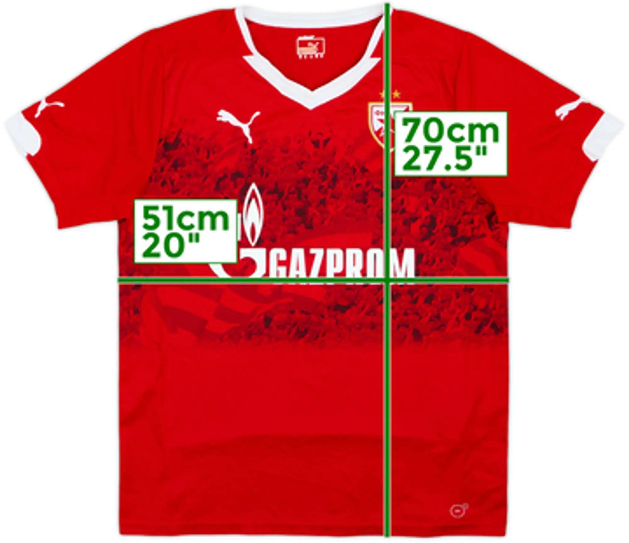 2014-15 Red Star Belgrade Away Shirt - 8/10 - (M)