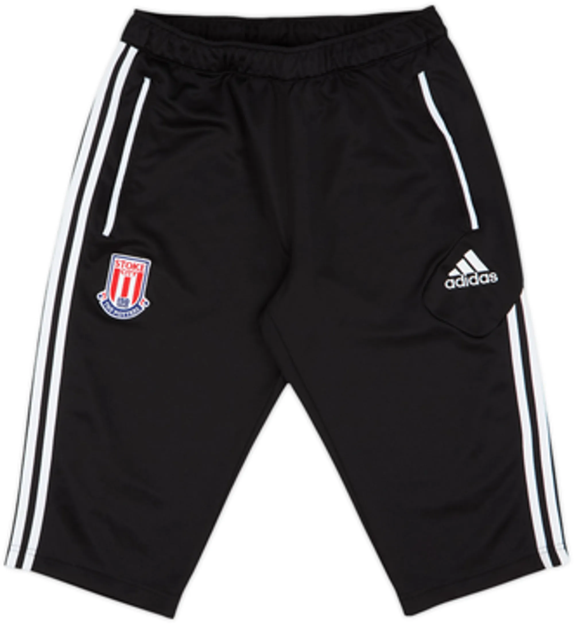 2012-13 Stoke City adidas 3/4 Track Pants/Bottoms - 8/10 - (M)