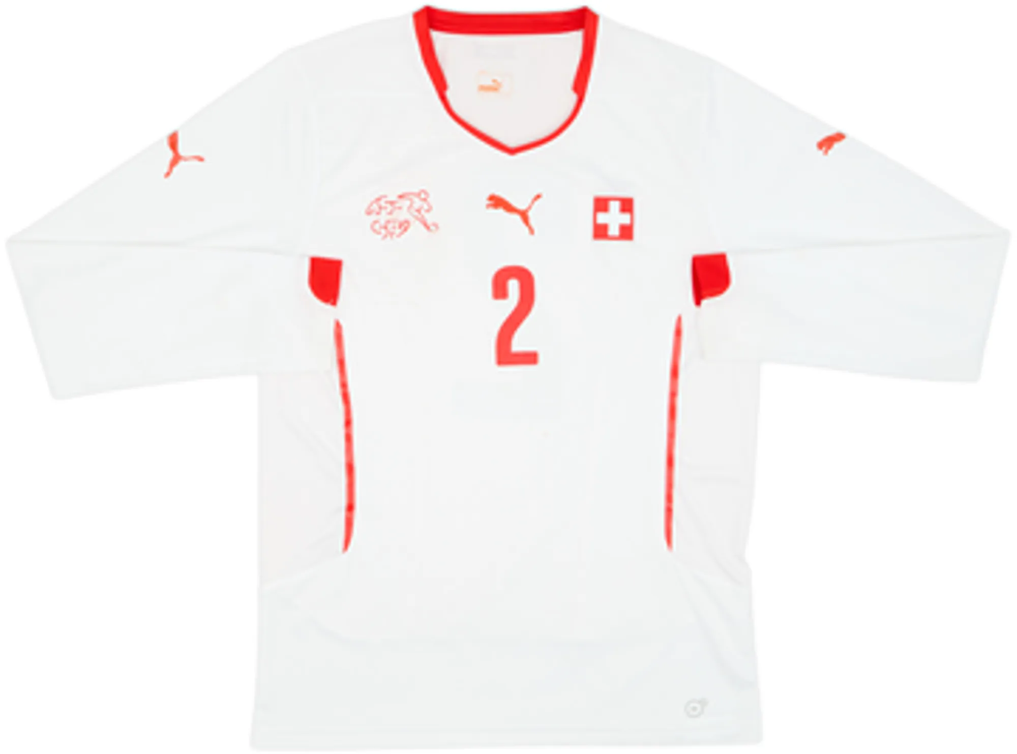 2014-15 Switzerland Player Issue Away L/S Shirt #2 - 5/10 - (L)