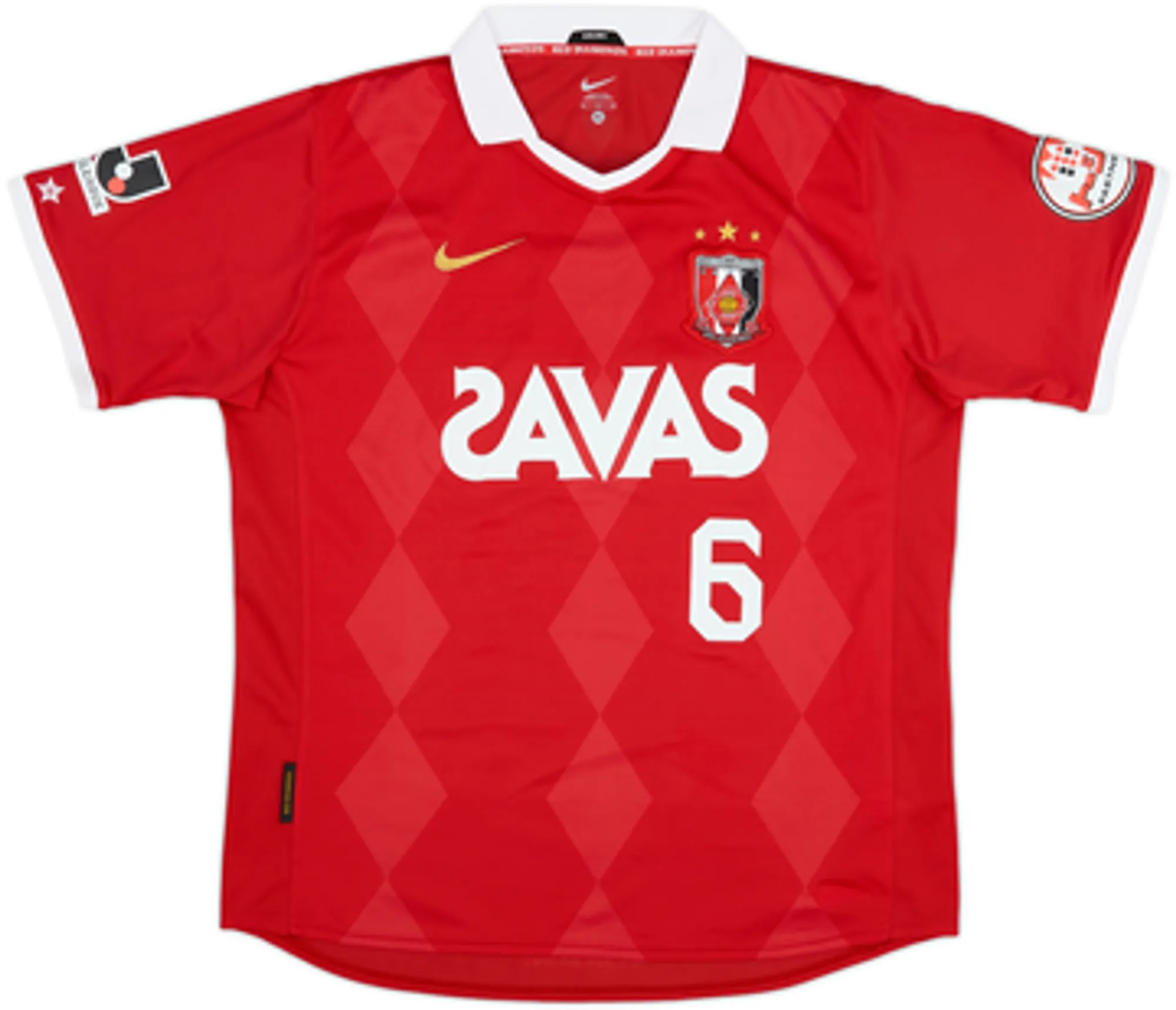 2010 Urawa Red Diamonds Home Shirt Yamada #6 - 8/10 - (XL)